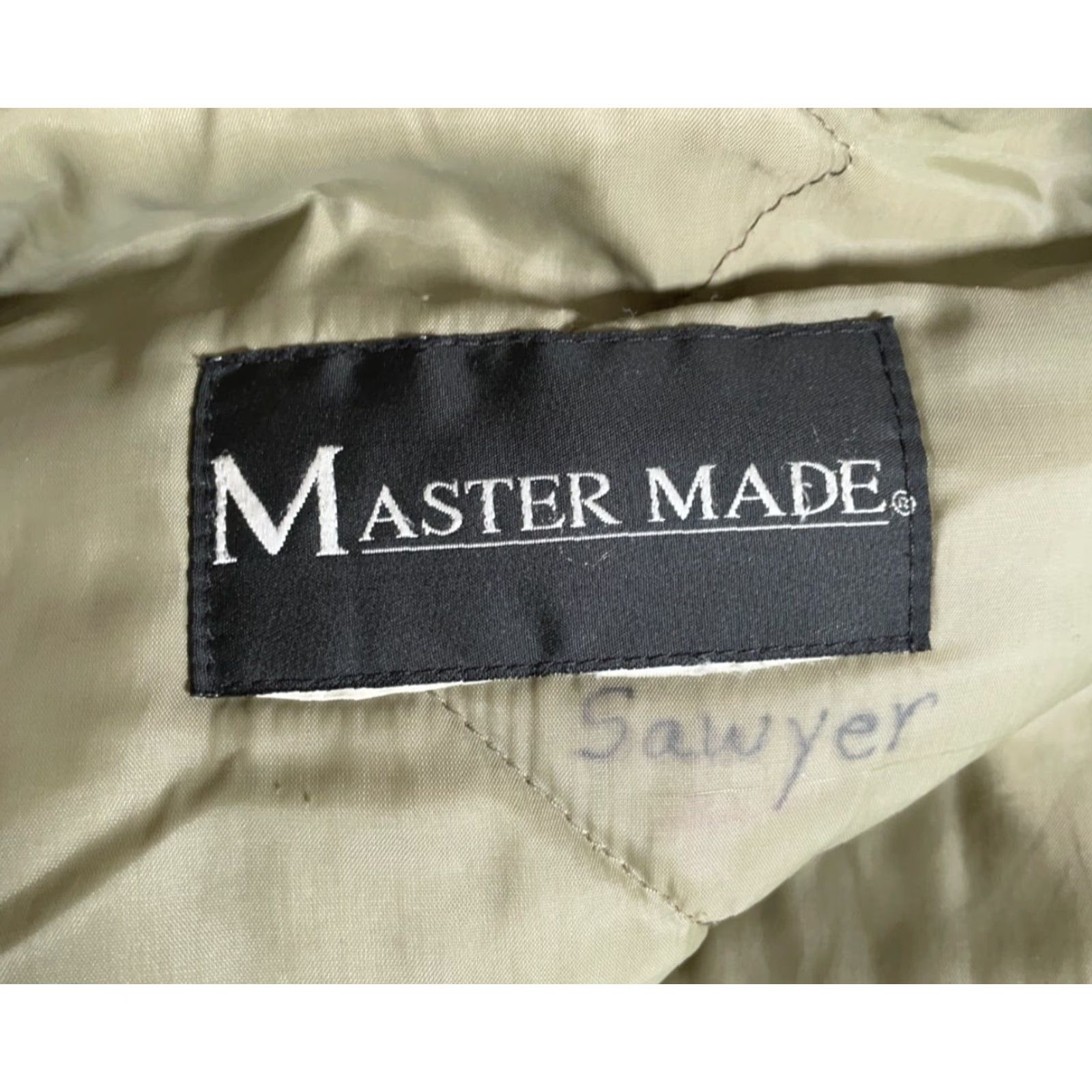 Vintage VINTAGE Master Made Canvas Jacket Men's XL Black Zip Up Hooded Quilted Lining Workwear Size US XL / EU 56 / 4 - 3 Thumbnail