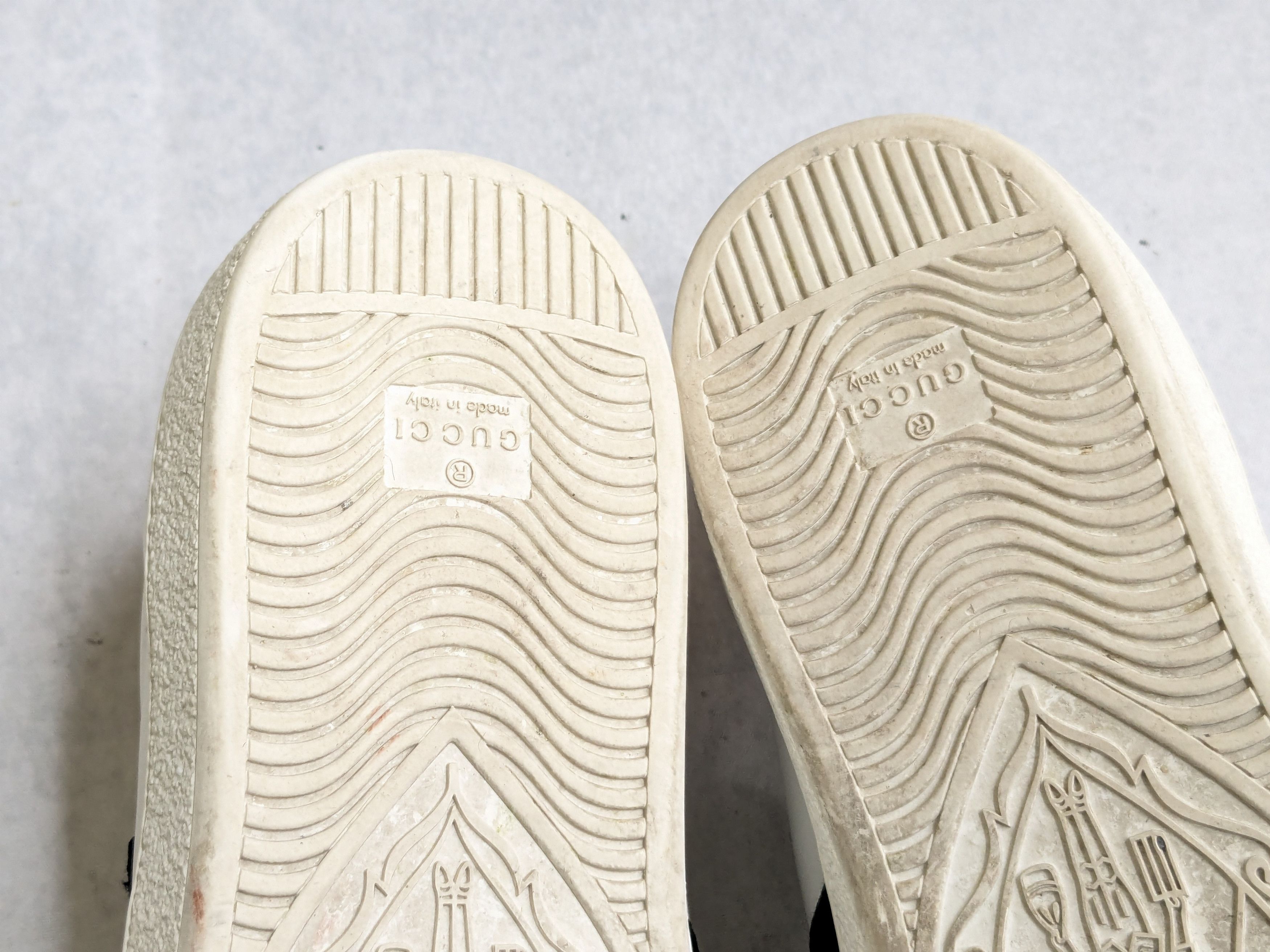 Gucci Gucci Ace Sneakers Snake 11.5 White Low Tops Leather Size US 11.5 / EU 44-45 - 13 Thumbnail