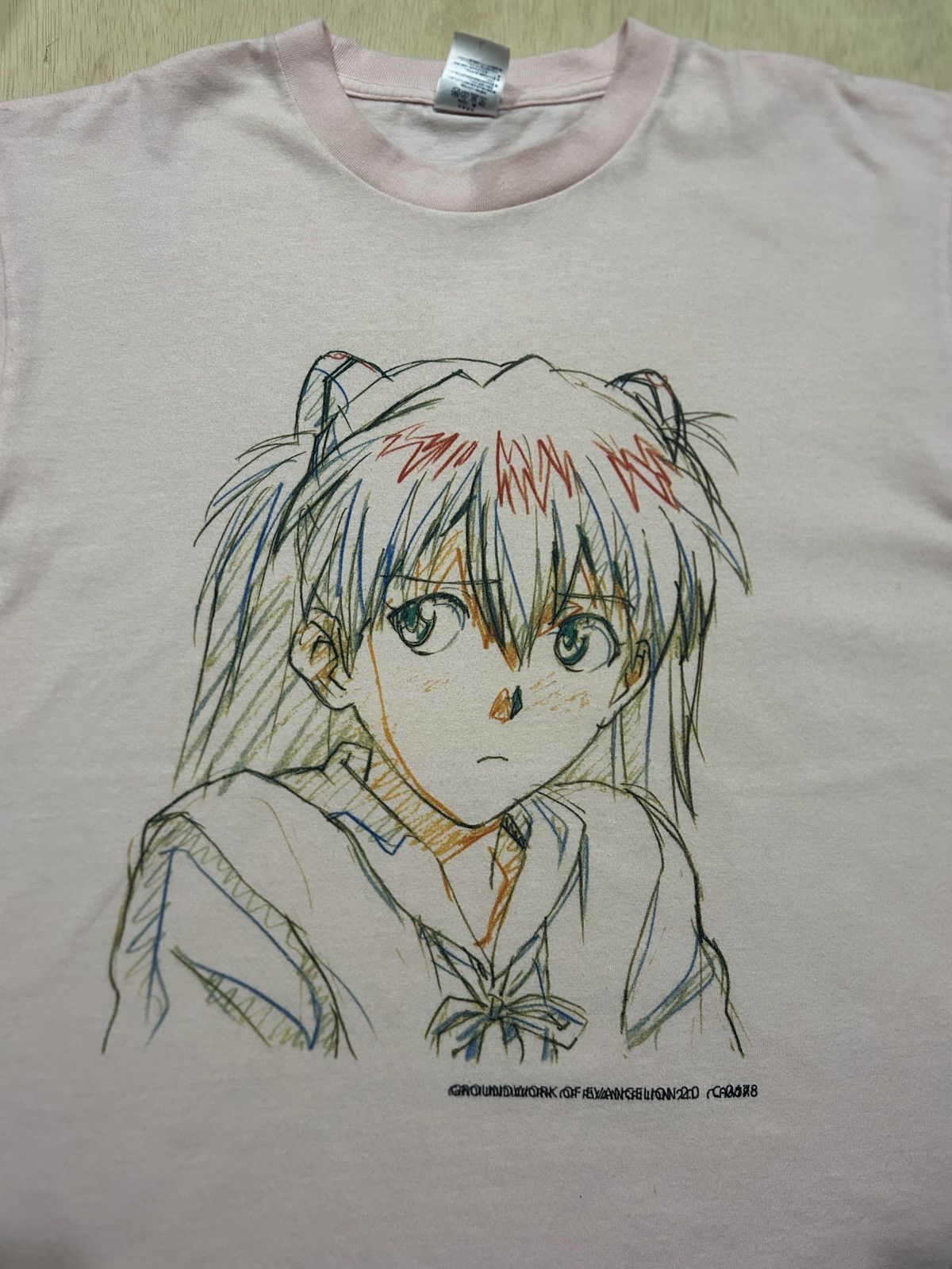 Anime Vintage 2000s Asuka Neon Genesis Evangelion Anime Series Tee Size US L / EU 52-54 / 3 - 2 Thumbnail