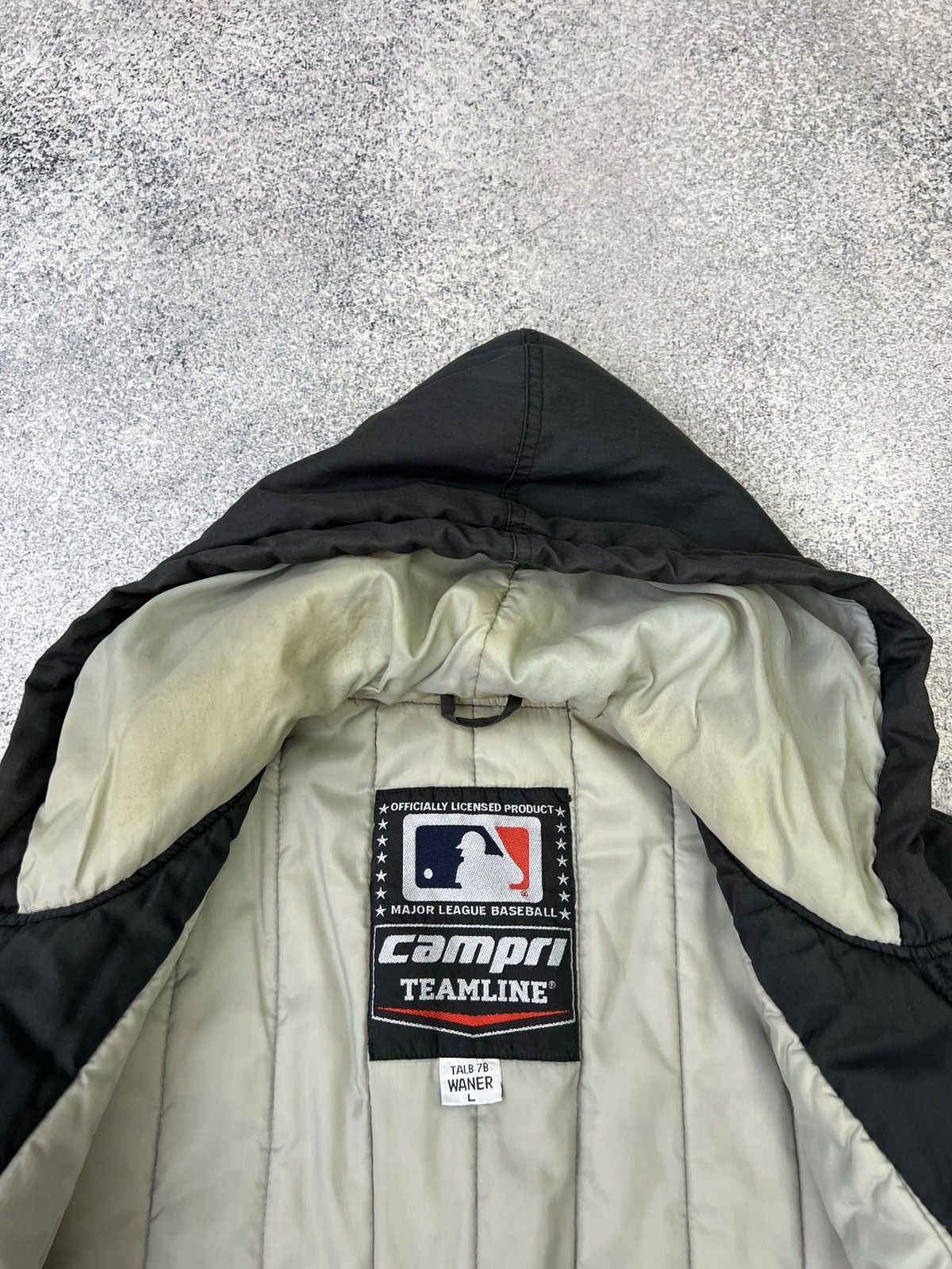 MLB × Vintage Campri Teamline White Sox Black Vintage Baseball Jacket Size US L / EU 52-54 / 3 - 10 Thumbnail