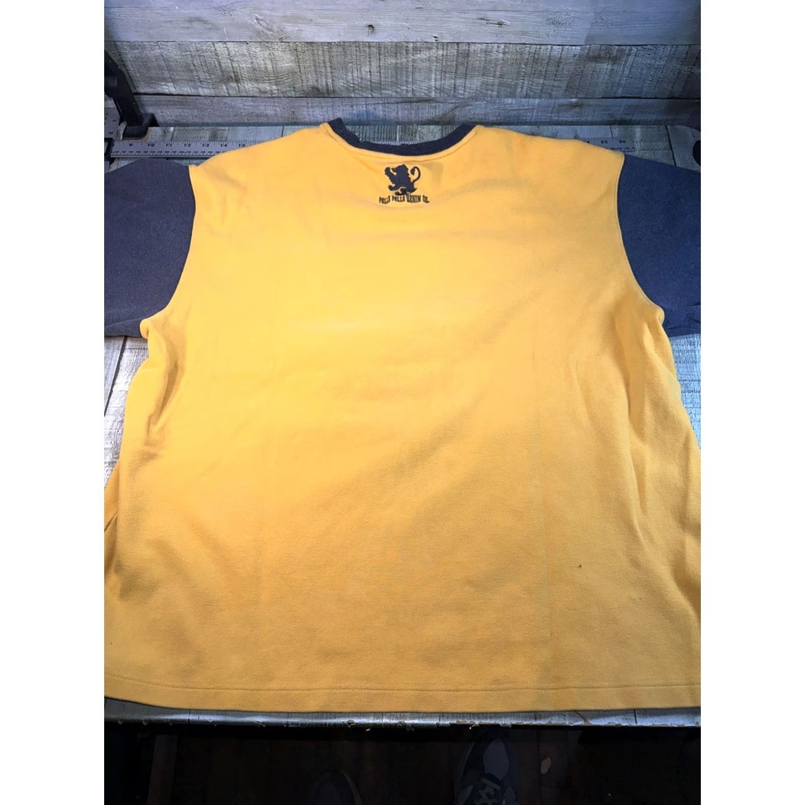 Pelle Pelle VINTAGE Pelle Pelle Denim Co Sweatshirt 2XL Gray Mens Hip Hop Lion Crest Size US XXL / EU 58 / 5 - 6 Thumbnail