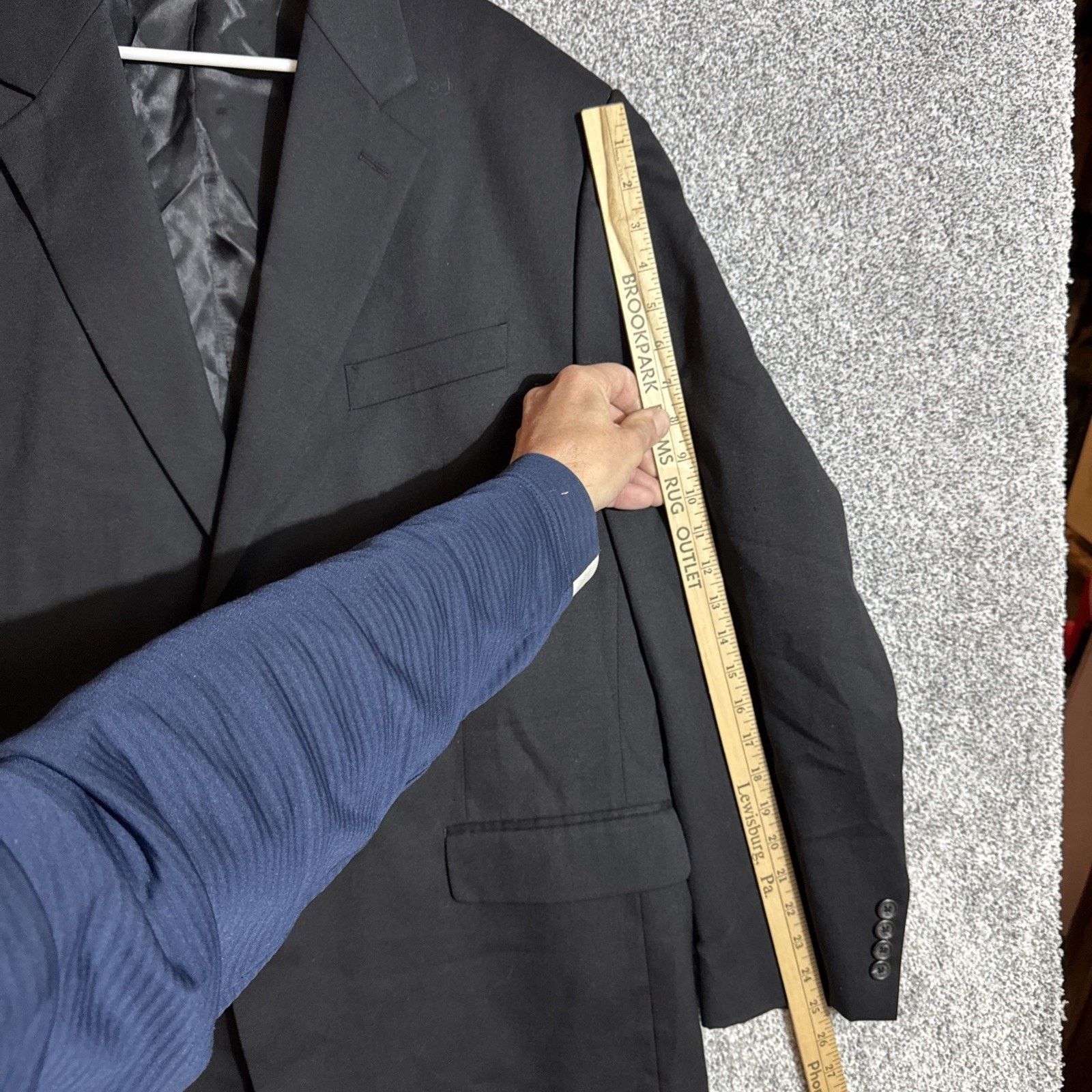 Chaps Chaps Sport Coat Mens Size 48L Wool Classic Lined Blazer Size 48L - 4 Thumbnail