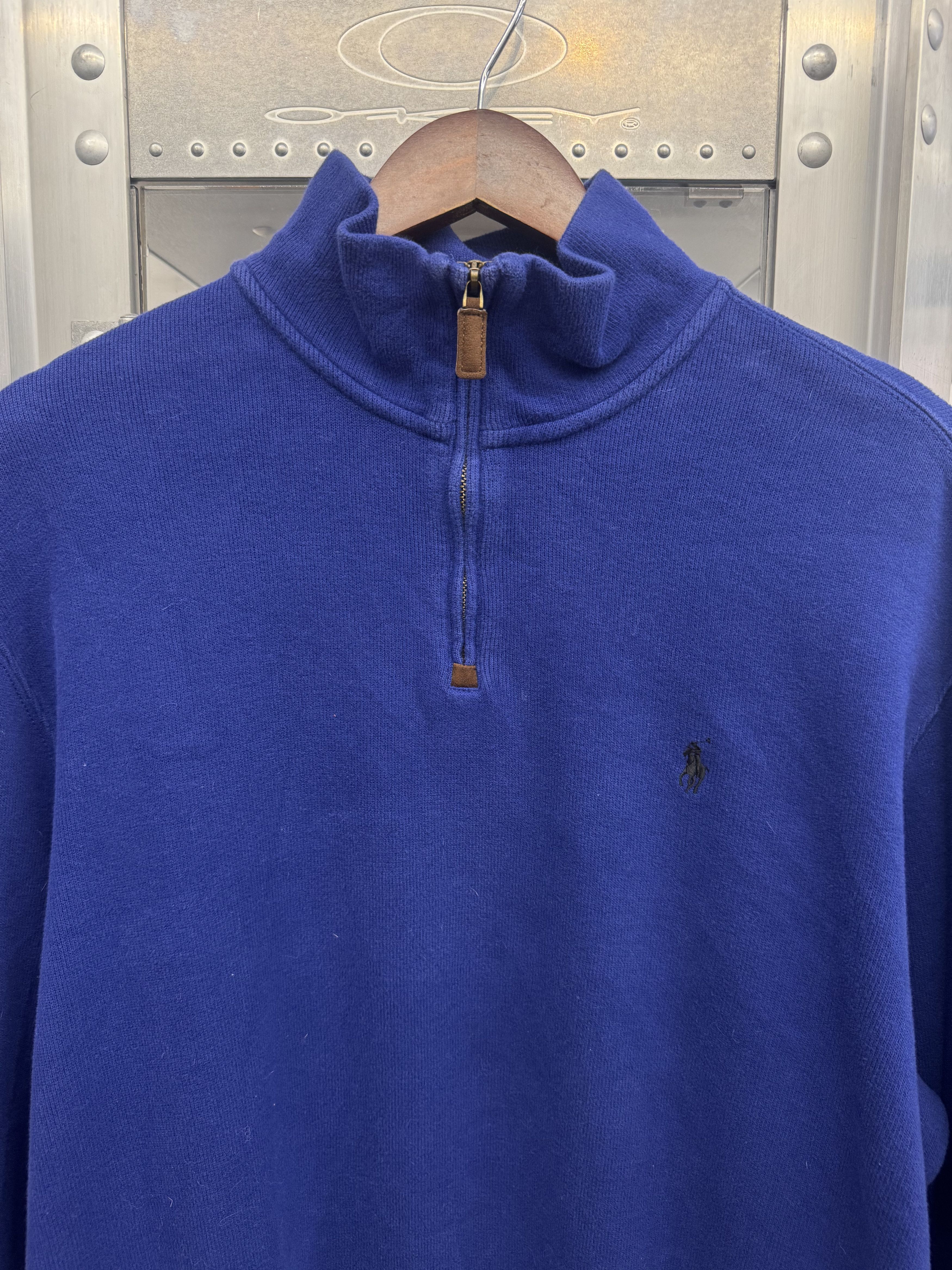 Polo Ralph Lauren Vintage RL Quarter Zip Size US XL / EU 56 / 4 - 2 Thumbnail