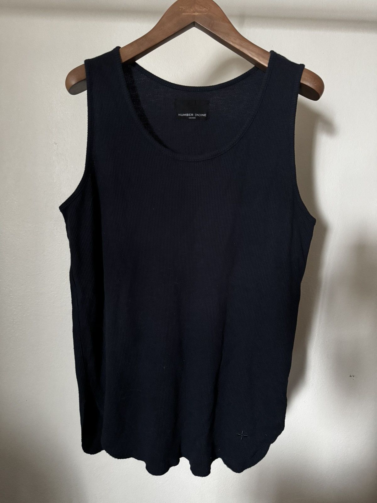 Navy Boxy Tank Top