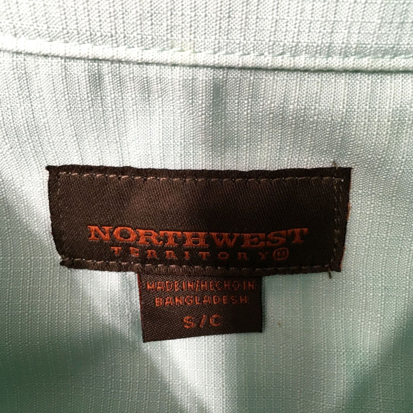 Vintage Northwest Territory Shirt Mens Medium Long Sleeve Button Up Shine Lime Green Size US M / EU 48-50 / 2 - 6 Thumbnail
