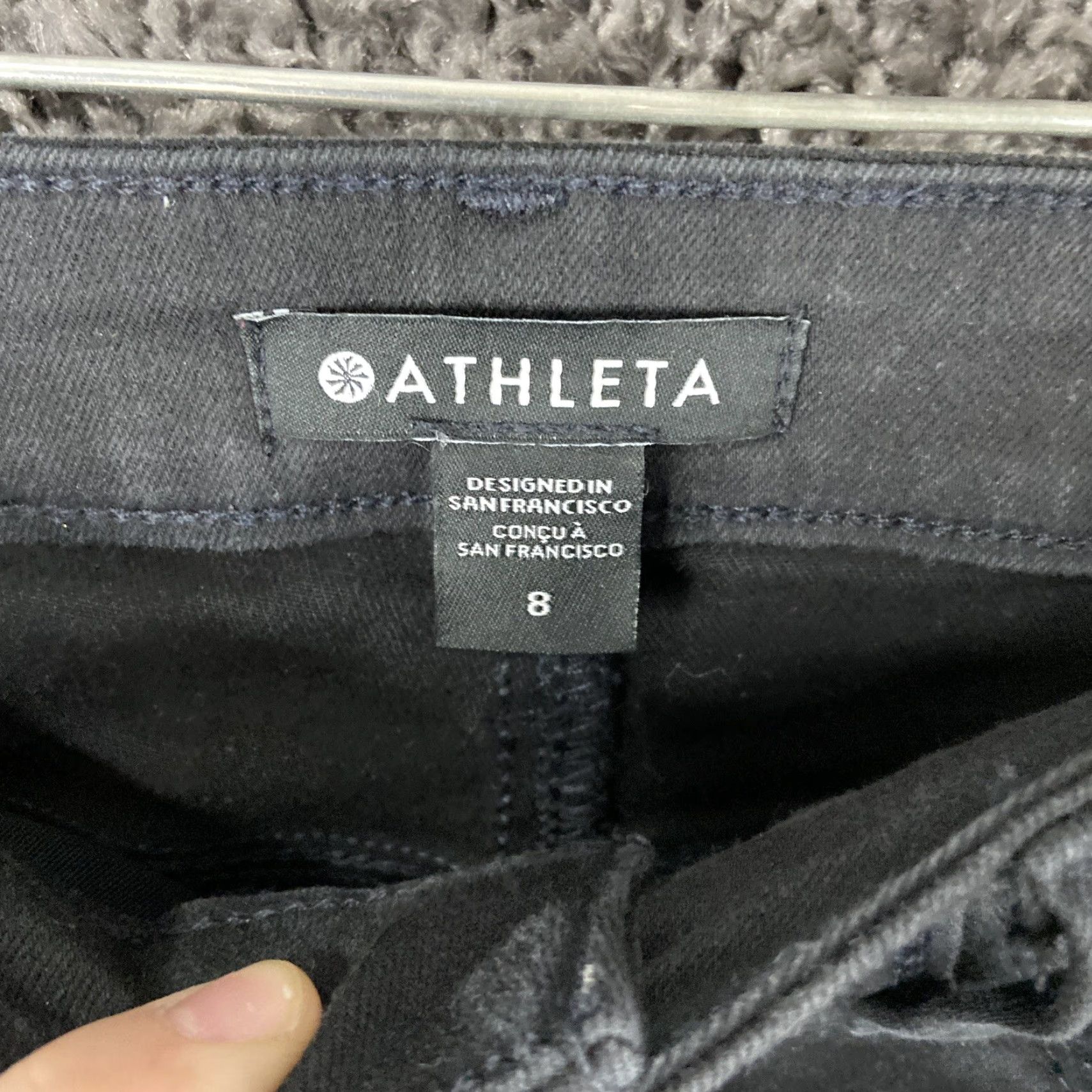 Athleta ATHLETA Black Straight Jeans Women's Size 8 Regular Size 30" / US 8 / IT 44 - 5 Thumbnail