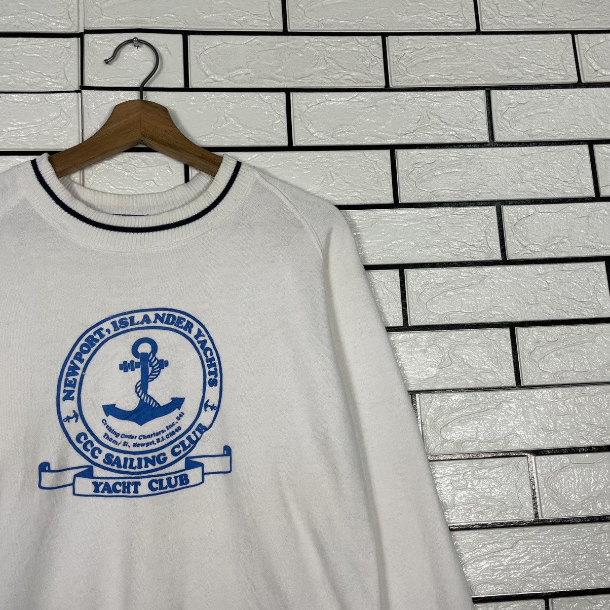 Japanese Brand Newport Yatch Club Crewneck Sweatshirt Size US S / EU 44-46 / 1 - 5 Thumbnail