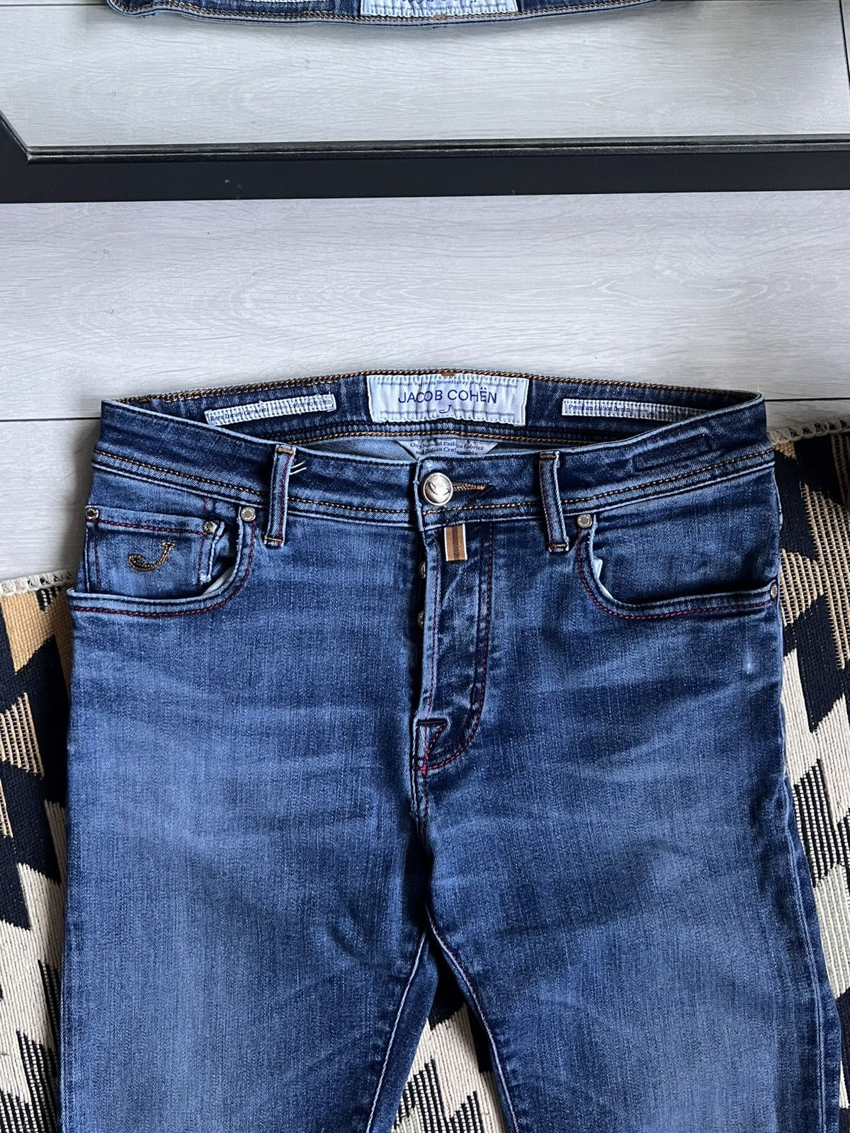 Jacob Cohen Jacob Cohen Rare Exclusive Handmade Denim Jeans Size US 31 - 6 Thumbnail