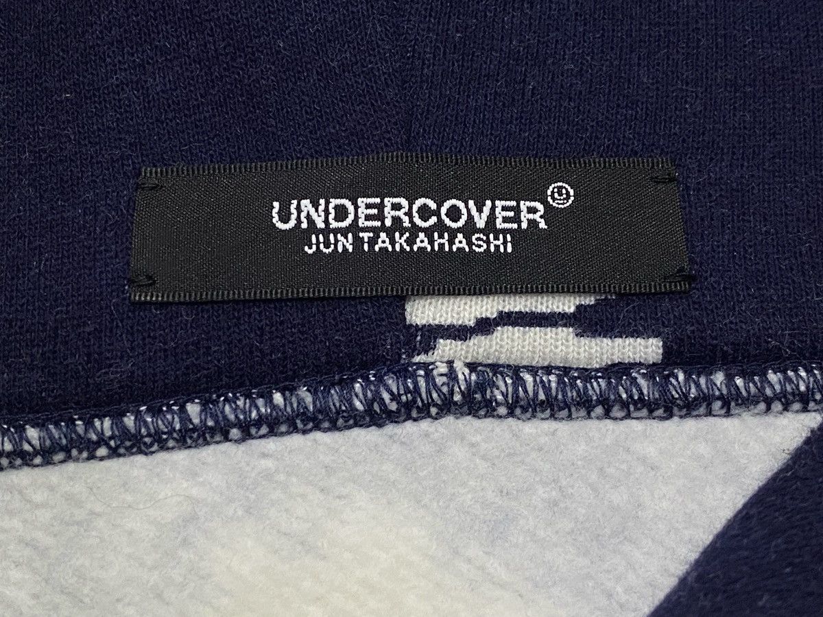 Jun Takahashi × Undercover Undercover Men’s Floral Print Popover Hoody In Navy Base Size US L / EU 52-54 / 3 - 12 Thumbnail