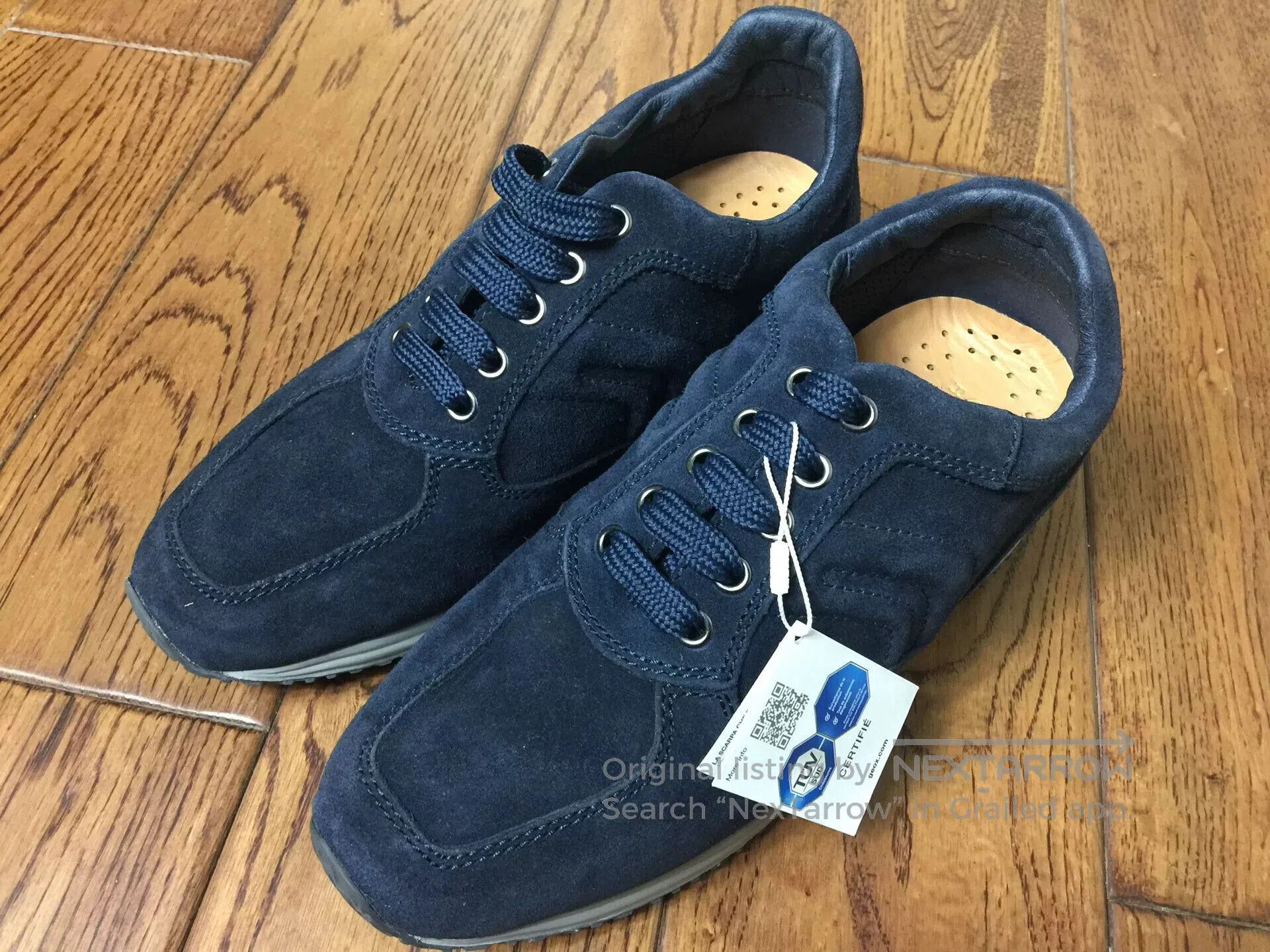 Geox GEOX Men's Suede Business Casual Shoes. Size US 6 / EU 39 - 1 Thumbnail