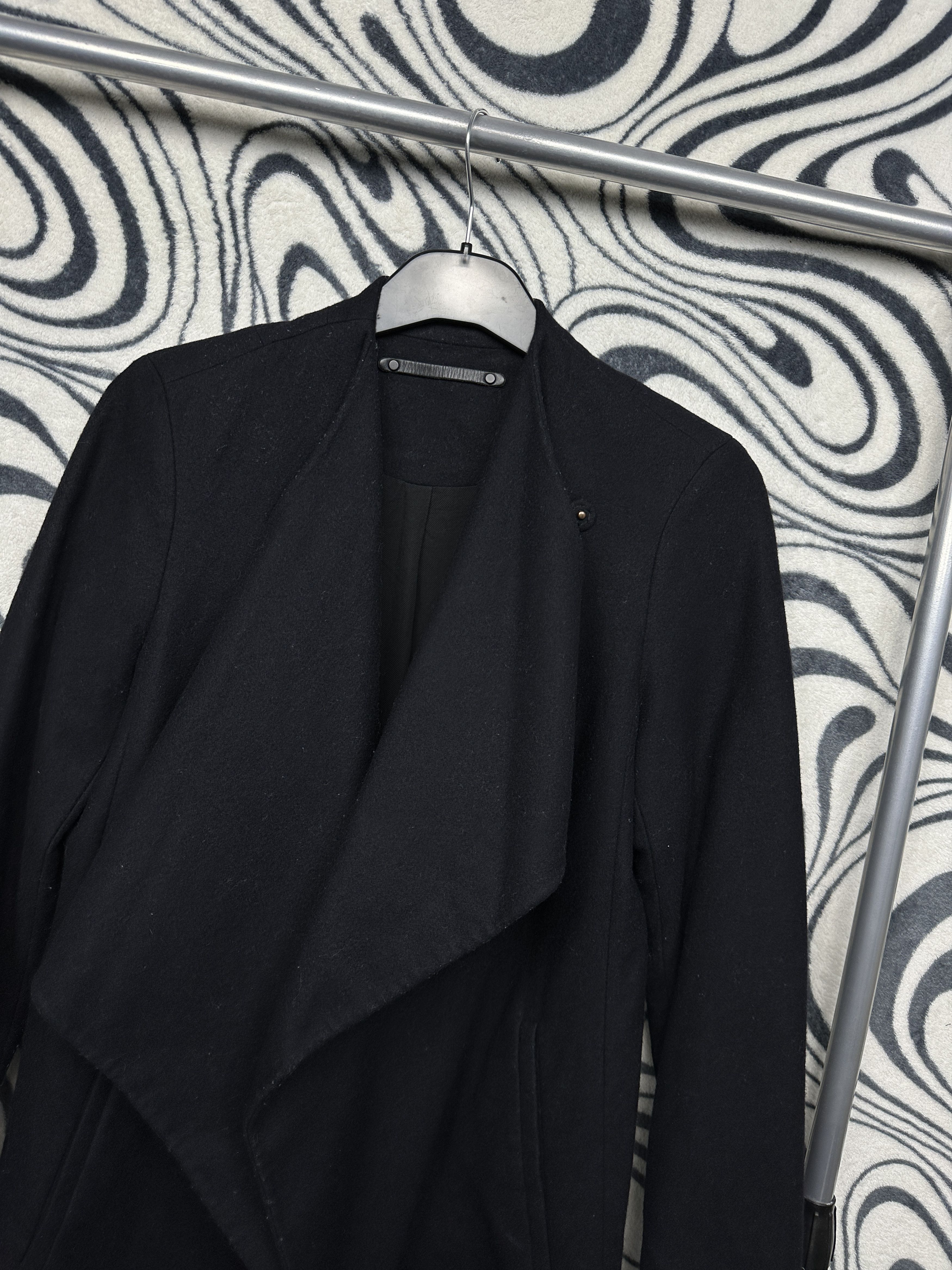 Allsaints AllSaints Womens Ora Wool Coat Jacket Capes Ladies Size S / US 4 / IT 40 - 2 Thumbnail
