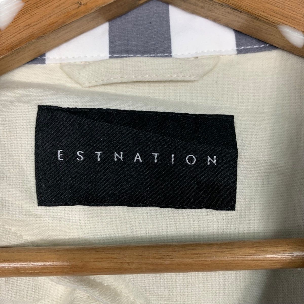 Japanese Brand ESTNATION Made in Japan Striped Button Shirt #2361-C106 Size US M / EU 48-50 / 2 - 15 Thumbnail