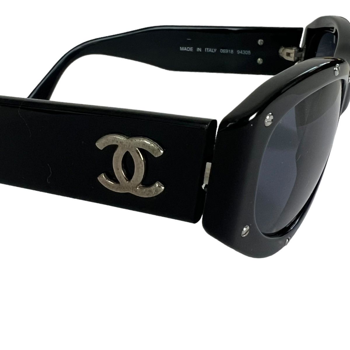 Chanel Chanel Studded CC Logo Sunglasses Size ONE SIZE - 5 Thumbnail