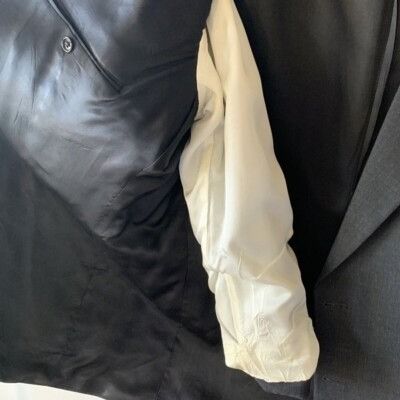 Yves Saint Laurent YVES SAINT LAURENT Mens Size 46 Wool Union Made Jacket Sport Size 46R - 11 Thumbnail
