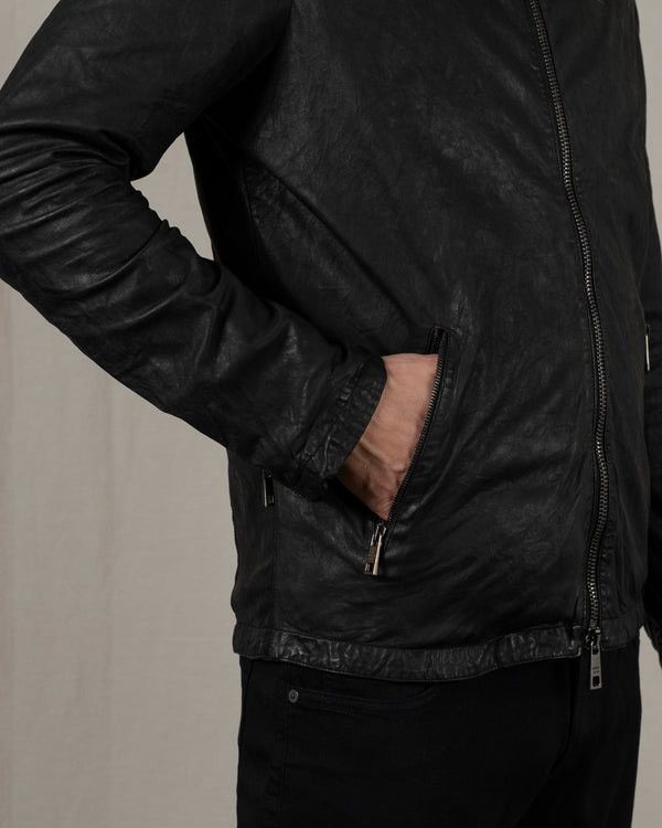Giorgio Brato Giorgio Brato Leather Jacket BlackPepper Size US L / EU 52-54 / 3 - 7 Thumbnail