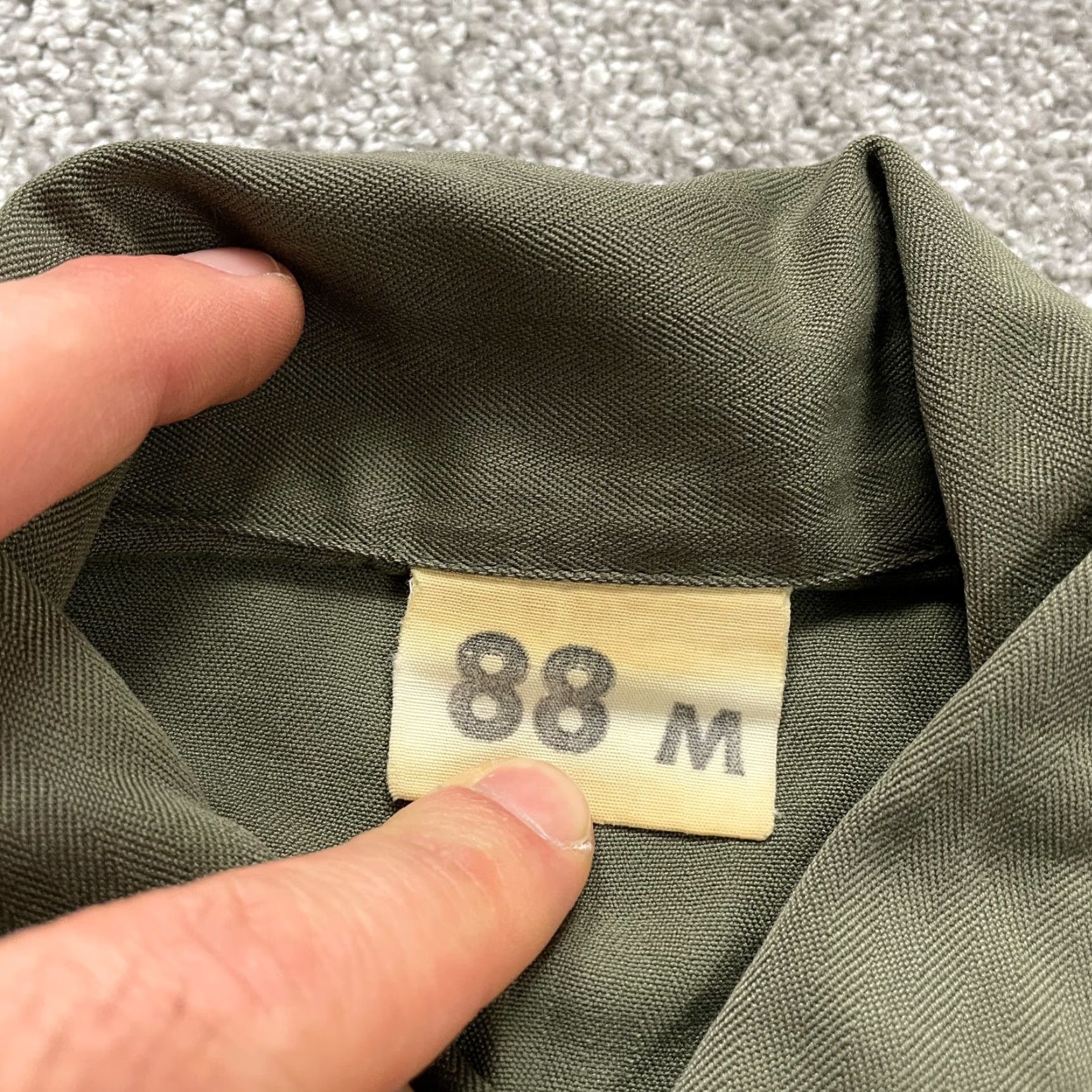 Vintage 88 Military Jacket Womens Medium Army Green Parka Button Down Outdoor Hunting Jacket Size M / US 6-8 / IT 42-44 - 7 Thumbnail