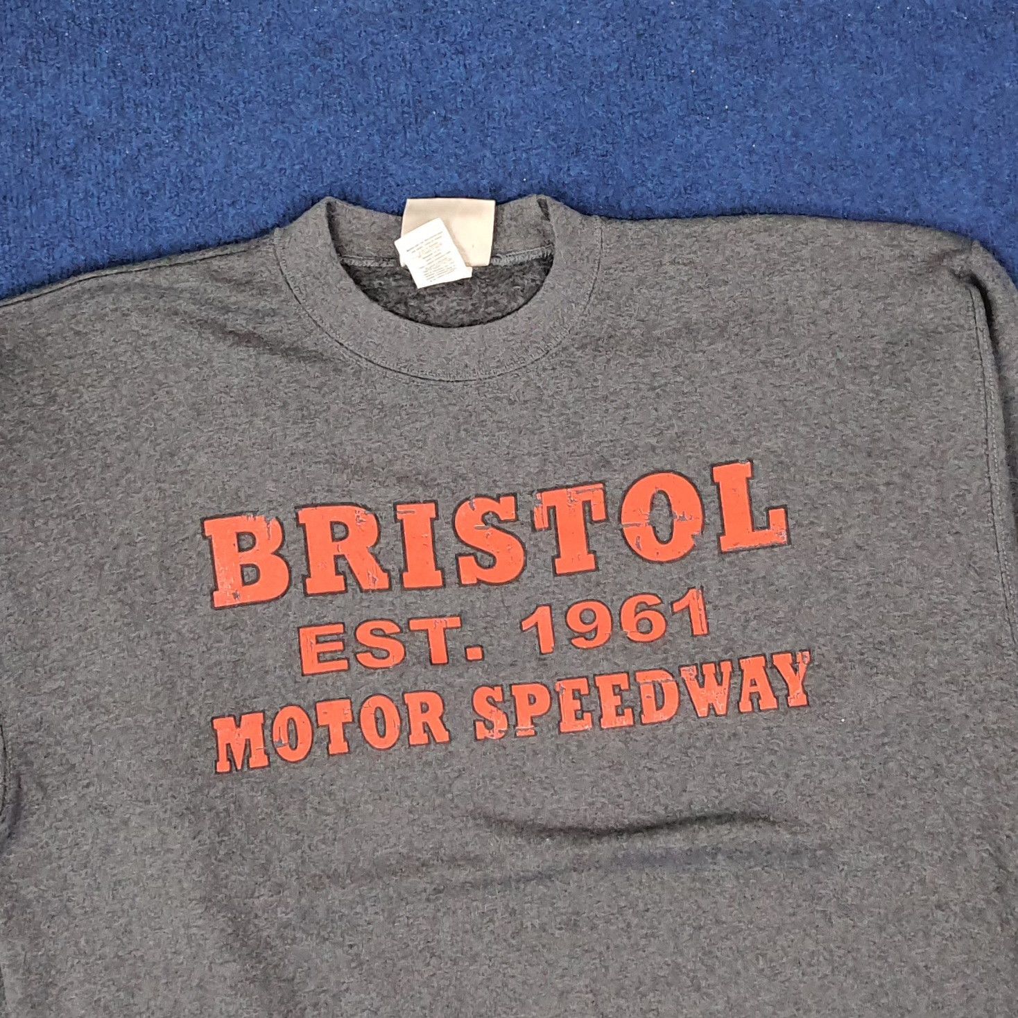 Hanes × Vintage Vintage Bristol Motor Speedway Biker Sweatshirt C230N4 Size US M / EU 48-50 / 2 - 2 Thumbnail