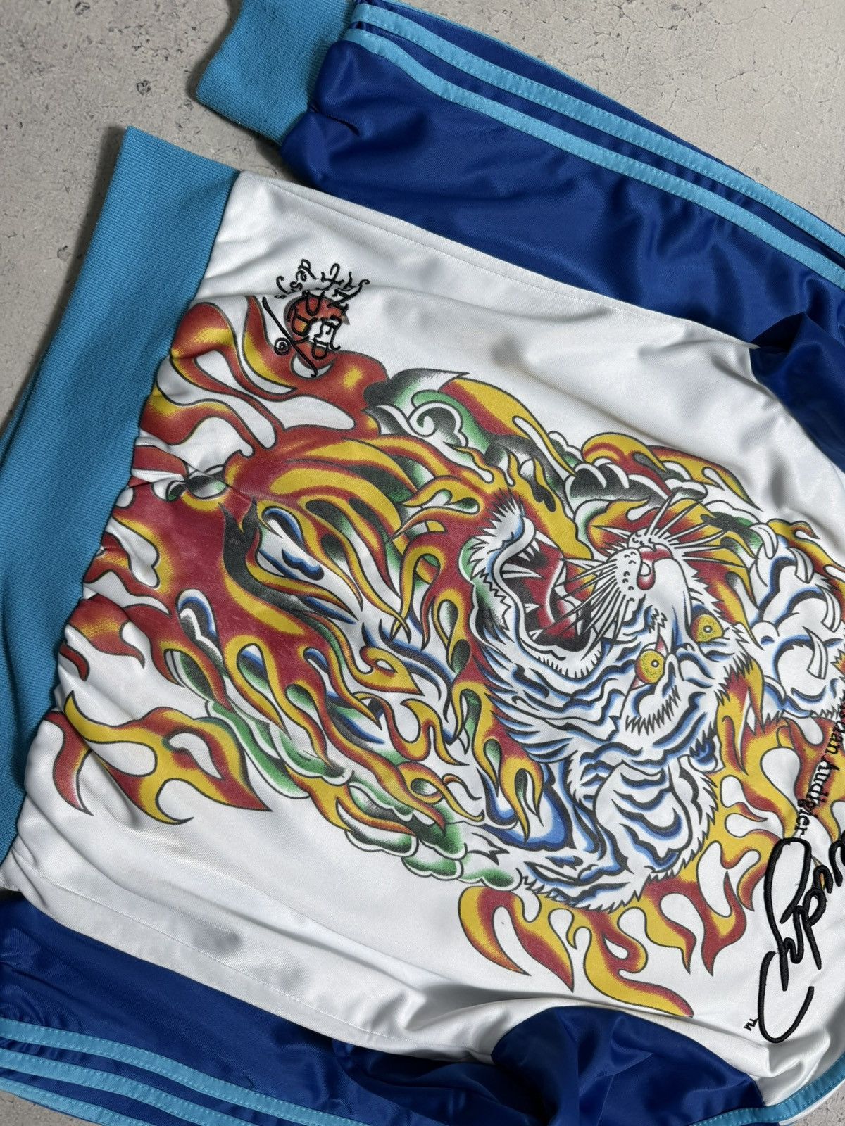 Ed Hardy Ed Hardy by Christian Audigier Big Logo Olympic Track Jacket Size US M / EU 48-50 / 2 - 10 Thumbnail
