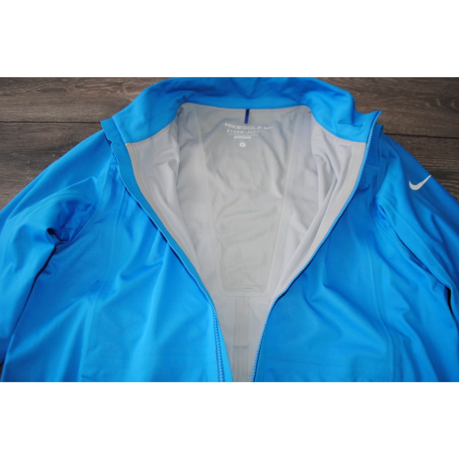 Nike NIKE GOLF STORM FIT JACKET MENS BLUE WATER RESISTANT OLYMPIC GAMES LOGO SIZE S Jacket Mens XS? Size US S / EU 44-46 / 1 - 5 Thumbnail