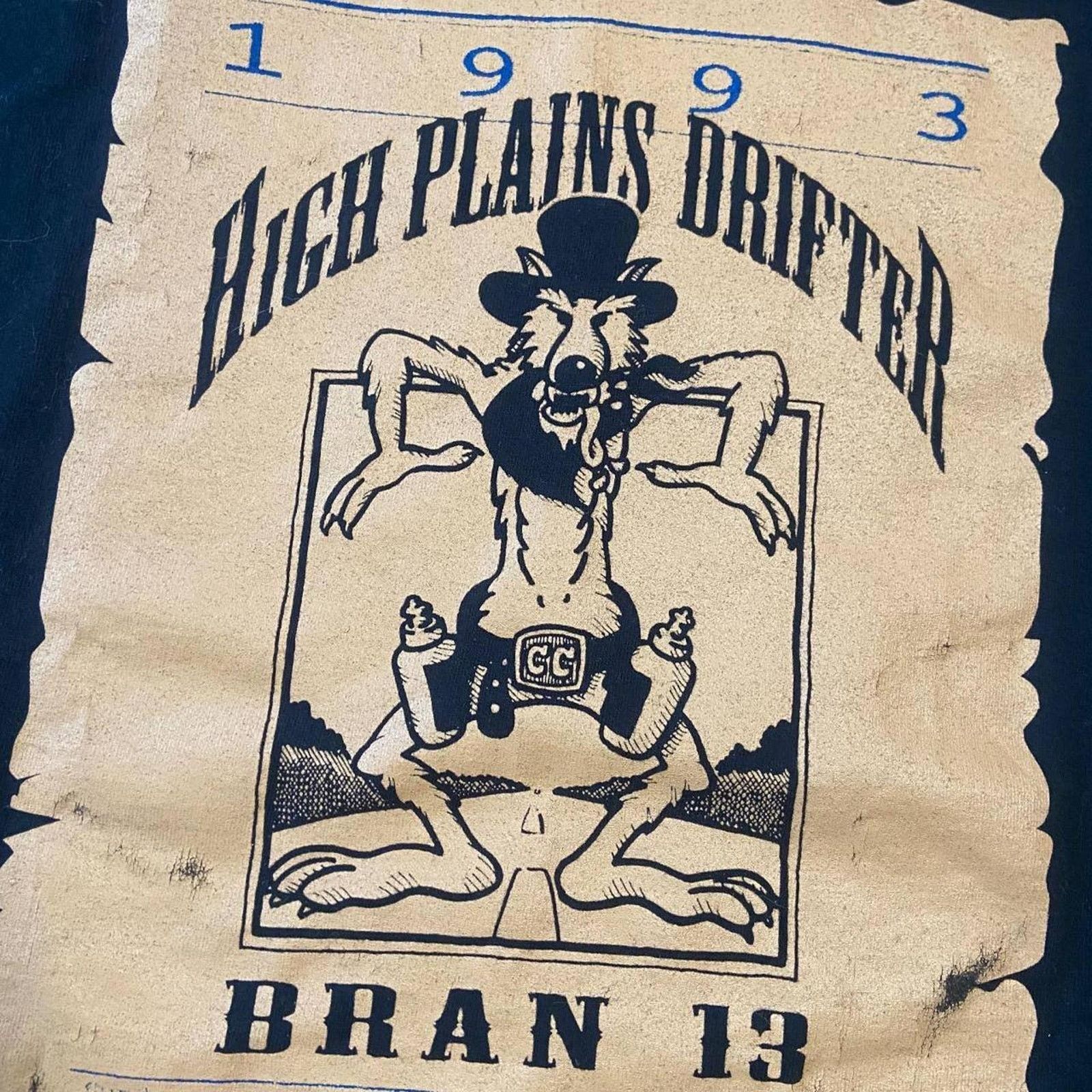 Fruit Of The Loom Vintage 90s 1993 nebraska high plains drifter tee shirt Size US L / EU 52-54 / 3 - 2 Thumbnail