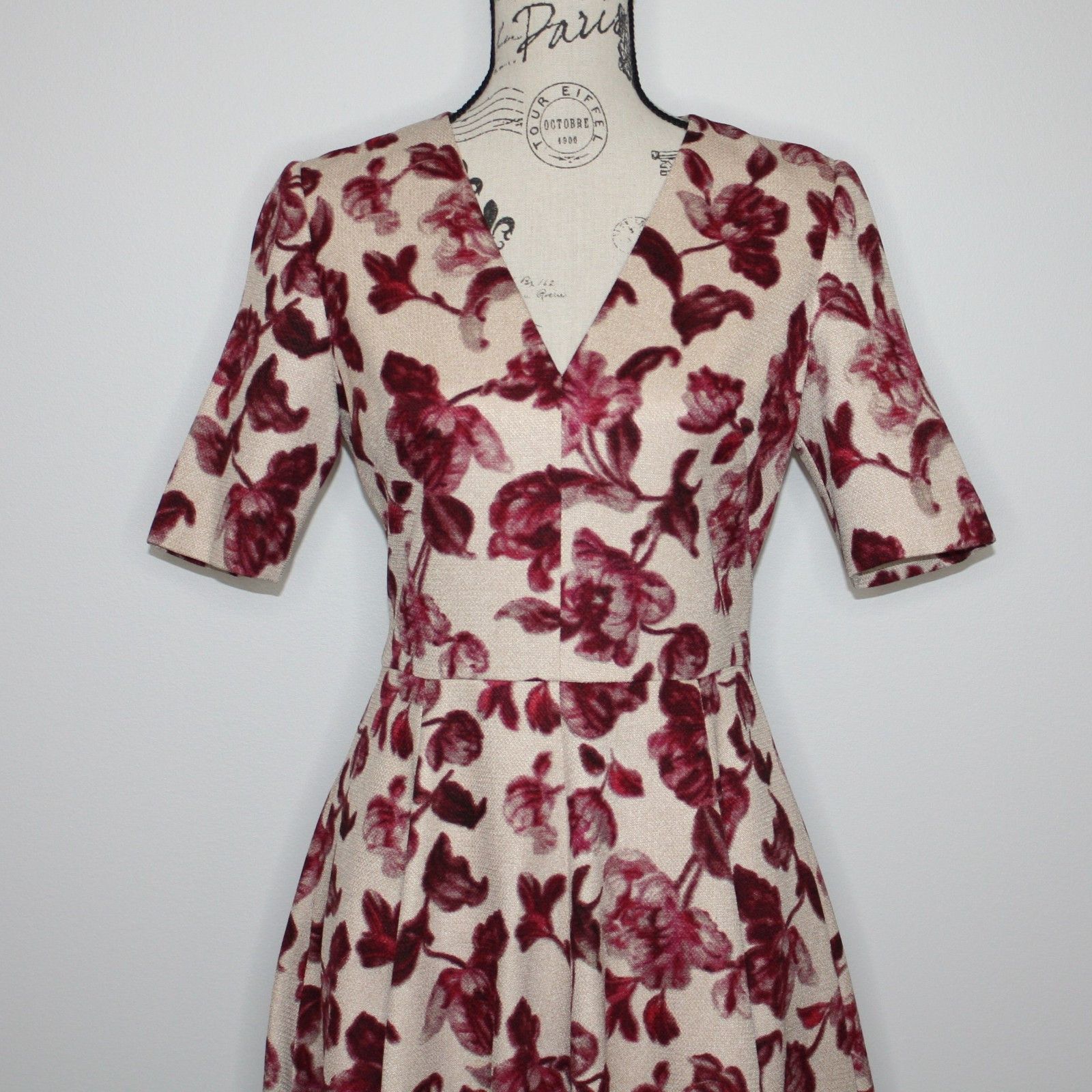 Other Gal Meets Glam Edith Floral Print A-Line Dress in size 6 NWT Size M / US 6-8 / IT 42-44 - 14 Thumbnail