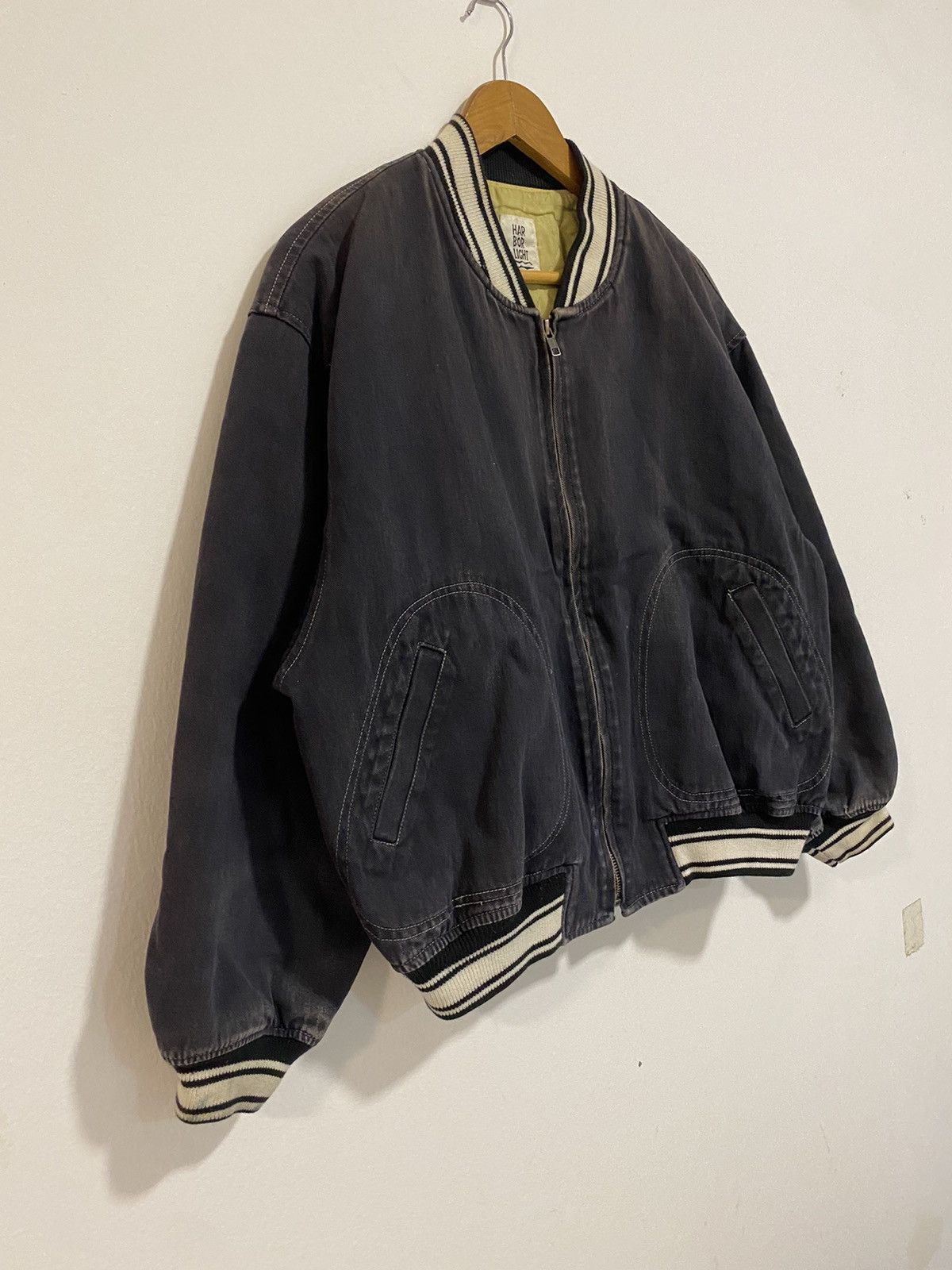 Faded Harbor Light Mischievous Boy Bomber