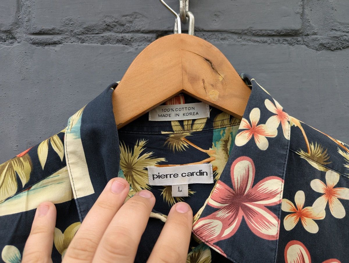 Pierre Cardin Pierre Cardin Hawaiian Shirt Cocktail Print Vintage Size US L / EU 52-54 / 3 - 5 Thumbnail
