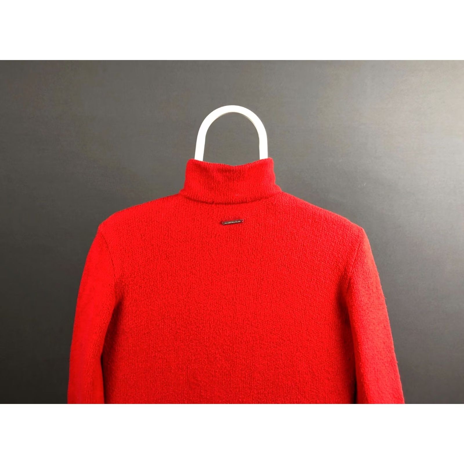Valentino Valentino Jeans Womens Half Zip Top Size 44 Red Cotton - US Buyer Note - Free Shipping & Customs Size M / US 6-8 / IT 42-44 - 4 Thumbnail