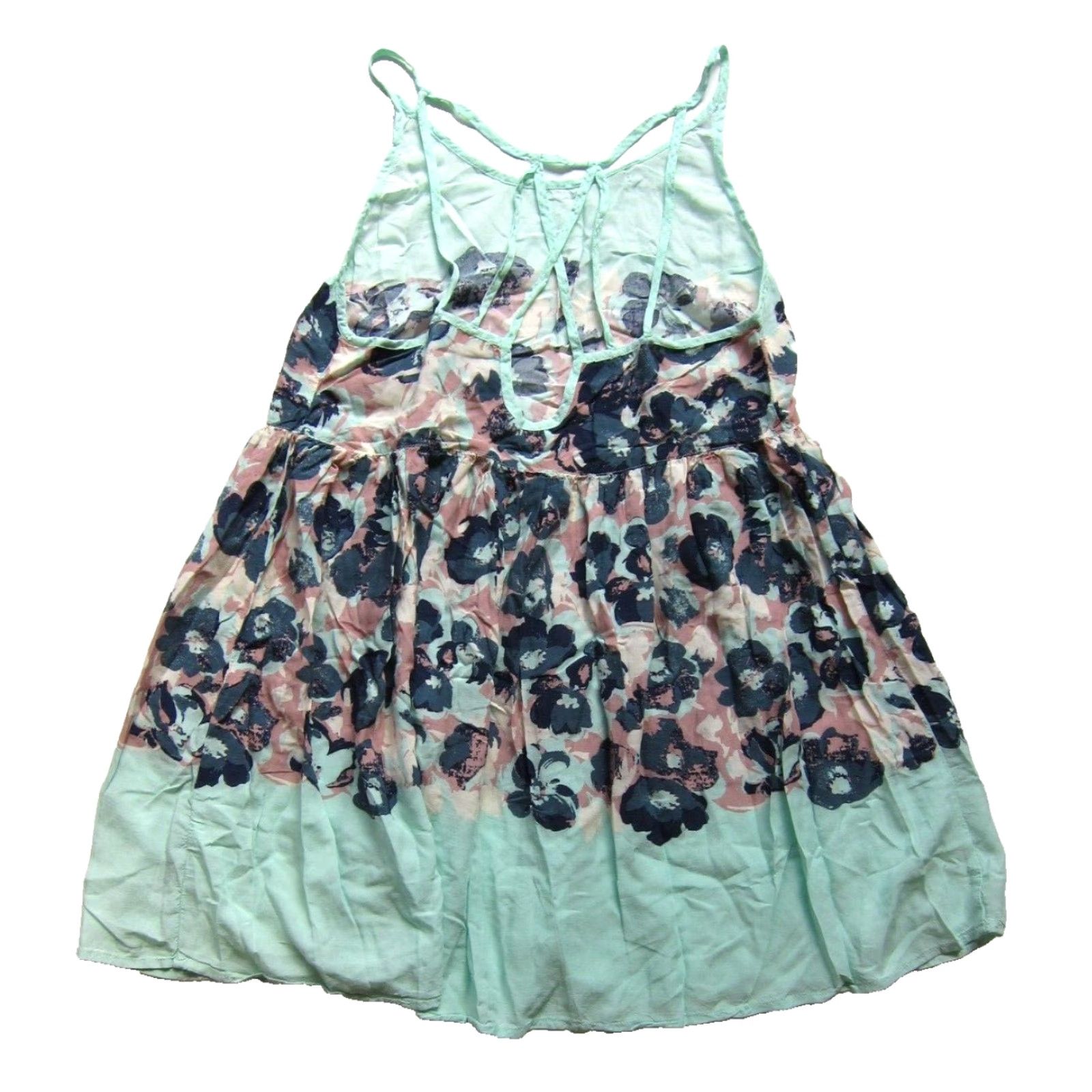 Free People Free People Intimately Pink Floral 100% Rayon Slip Dress Small Size S / US 4 / IT 40 - 2 Thumbnail