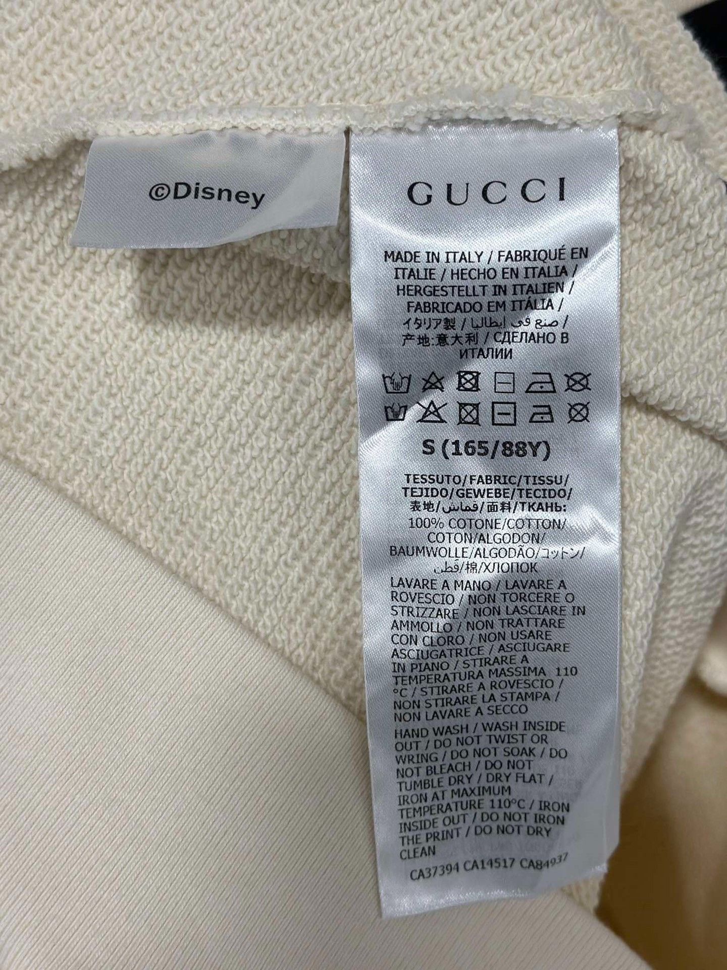Gucci Gucci Disney co-branded sweatshirt 2501-Nextarrow Size US S / EU 44-46 / 1 - 3 Thumbnail