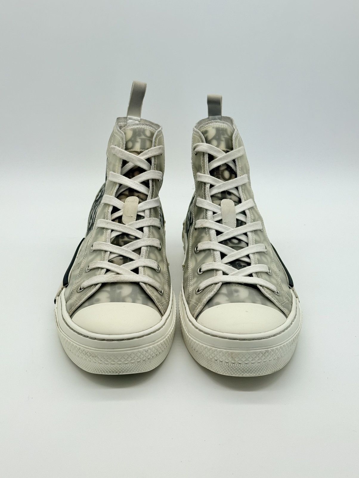 Dior Size 10 - Dior B23 High Dior Oblique White Size US 10 / EU 43 - 4 Thumbnail