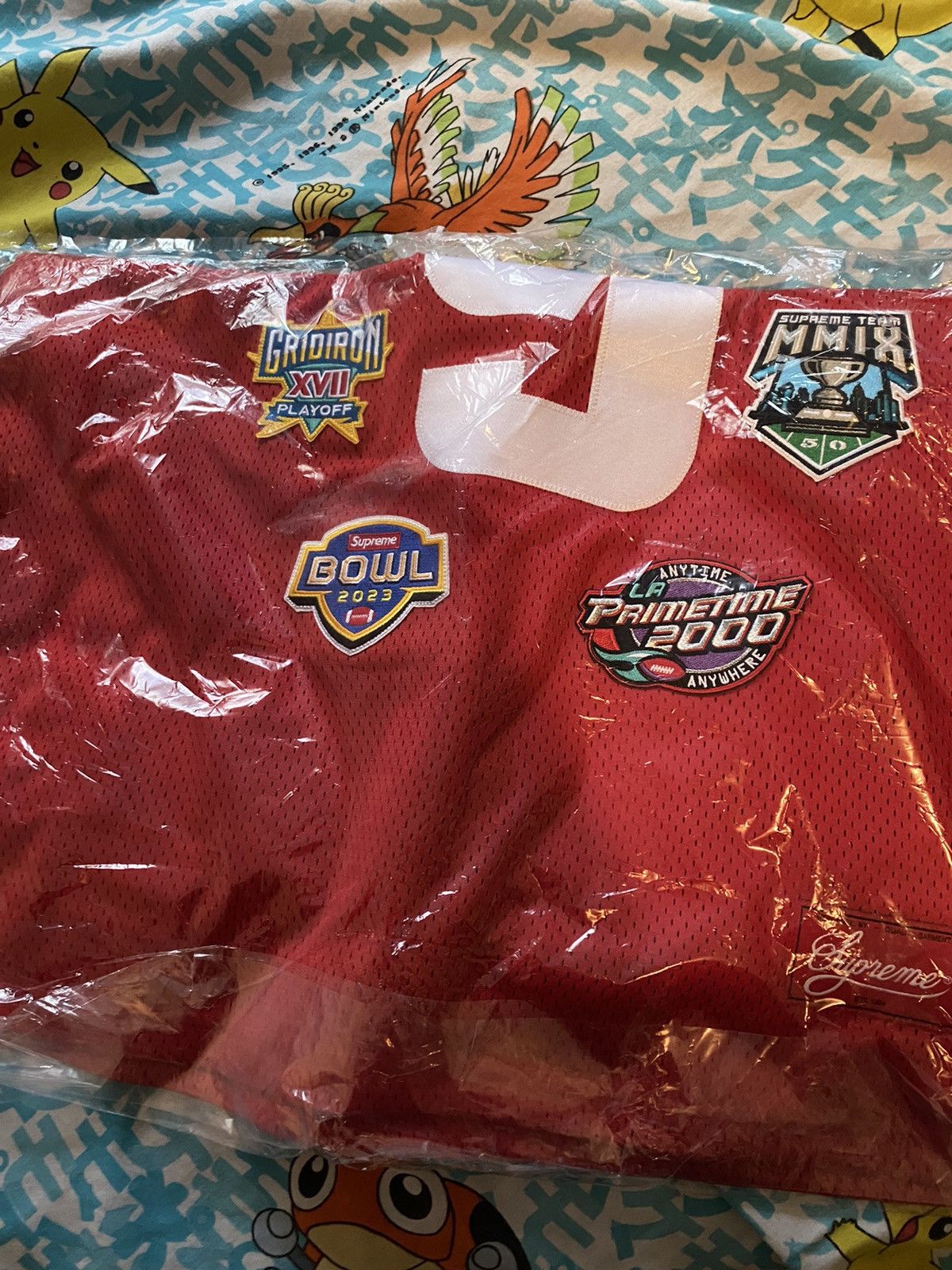 Supreme Supreme Championships Football Jersey (FW23) Red Large Size US L / EU 52-54 / 3 - 13 Thumbnail