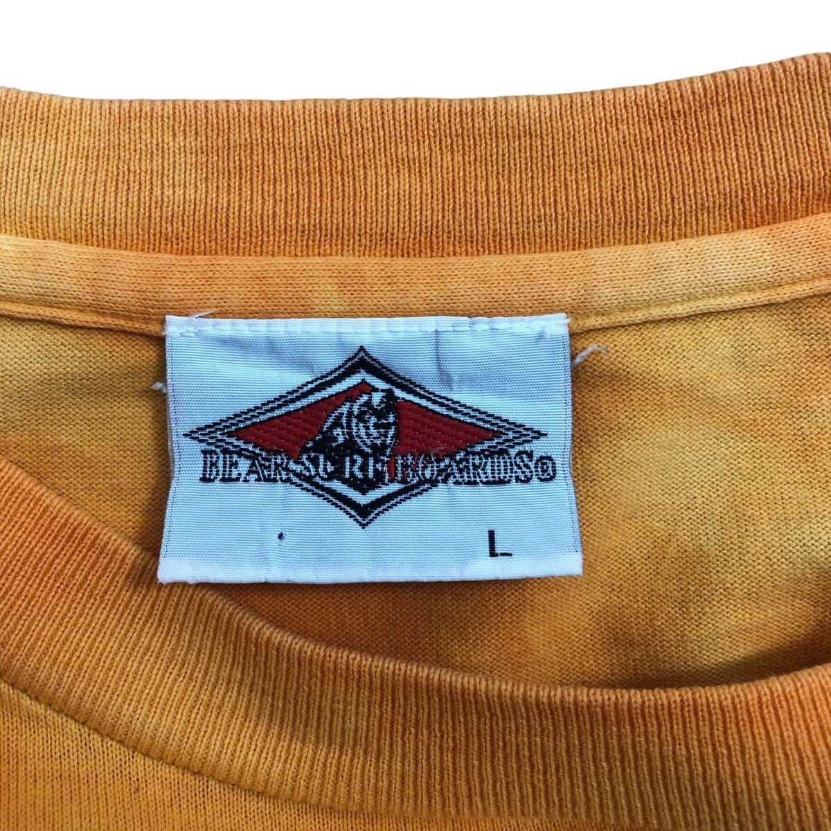 Vintage Pick!! Vtg 90's BEAR SURF BOARDING Surfing Tee Tshirt Size US L / EU 52-54 / 3 - 5 Thumbnail