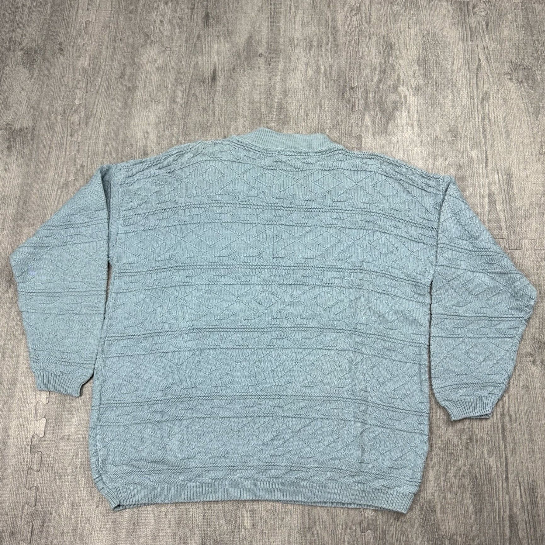 Coogi VINTAGE 90S BLUE COOGI STYLE KNIT PULLOVER SWEATER MENS XL Size US XL / EU 56 / 4 - 5 Thumbnail
