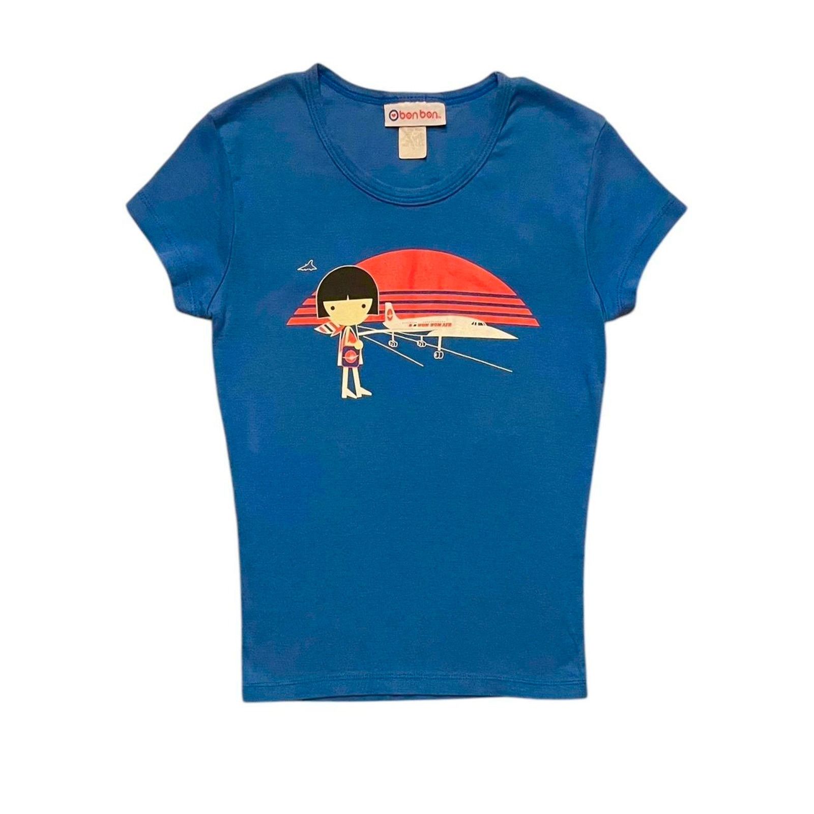 Vintage VTG Y2K 1999 2000 BonBon rave cyber egirl gamer baby tee Size M / US 6-8 / IT 42-44 - 1 Thumbnail