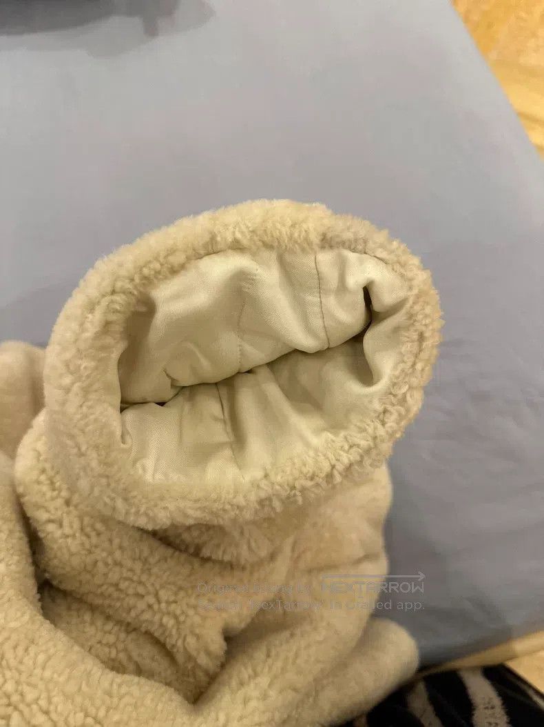 Jil Sander Jil Sander One piece coat of beige fur Size L / US 10 / IT 46 - 4 Thumbnail