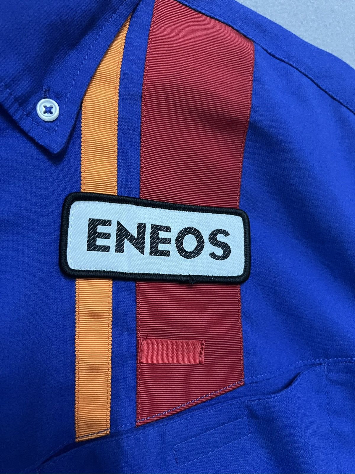 Japanese Brand 318. Vintage Japanese Brand Eneos short-sleeve shirt. Size US L / EU 52-54 / 3 - 4 Thumbnail