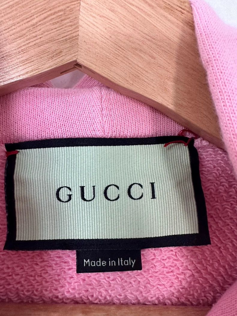 Gucci Gucci Pink Apple GG Belt Large Logo Hooded Sweatshirt 2501- Size US S / EU 44-46 / 1 - 3 Thumbnail