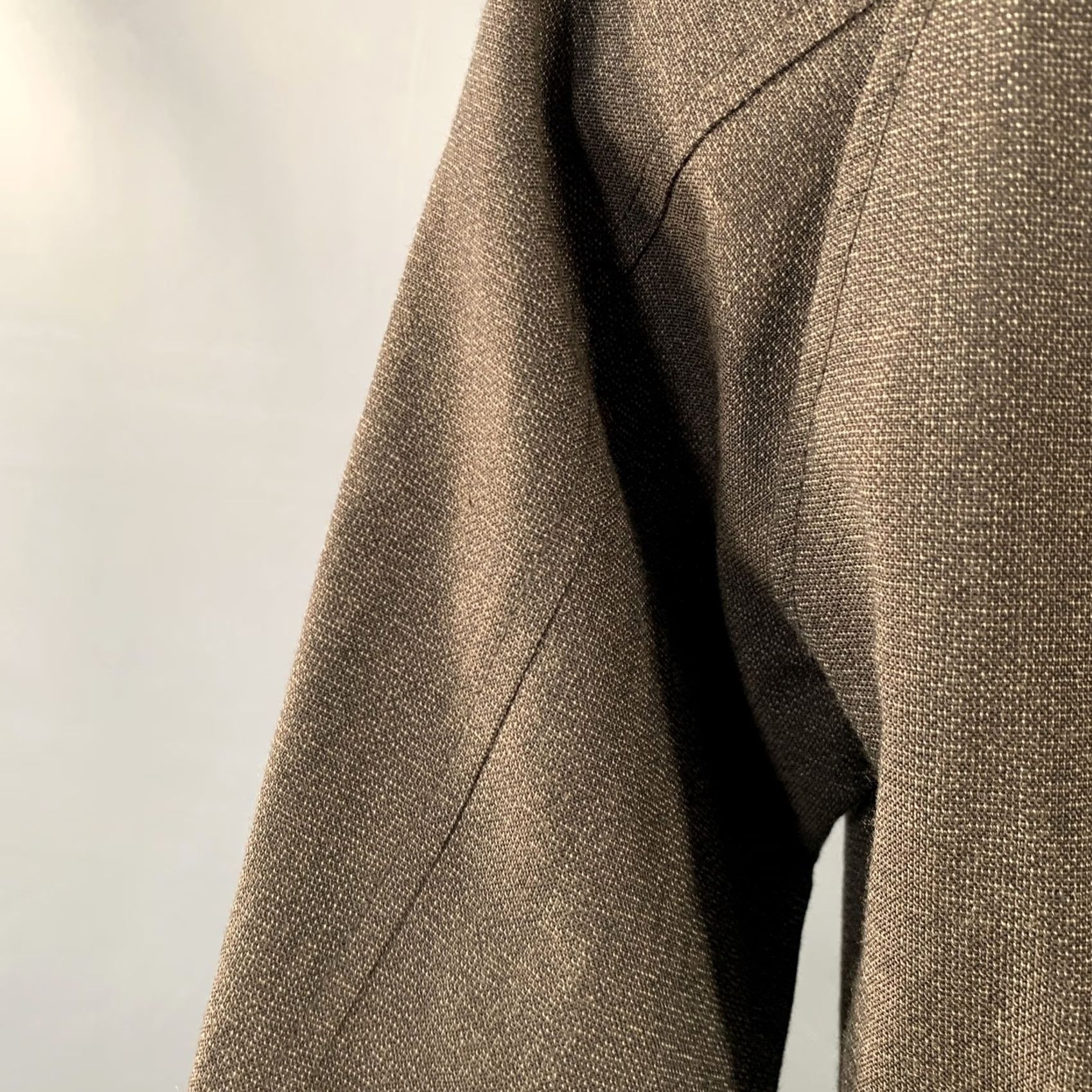 Visvim VISVIM Size M Peyton Swing Brown Wool Linen Zip Up Jacket Size US M / EU 48-50 / 2 - 5 Thumbnail