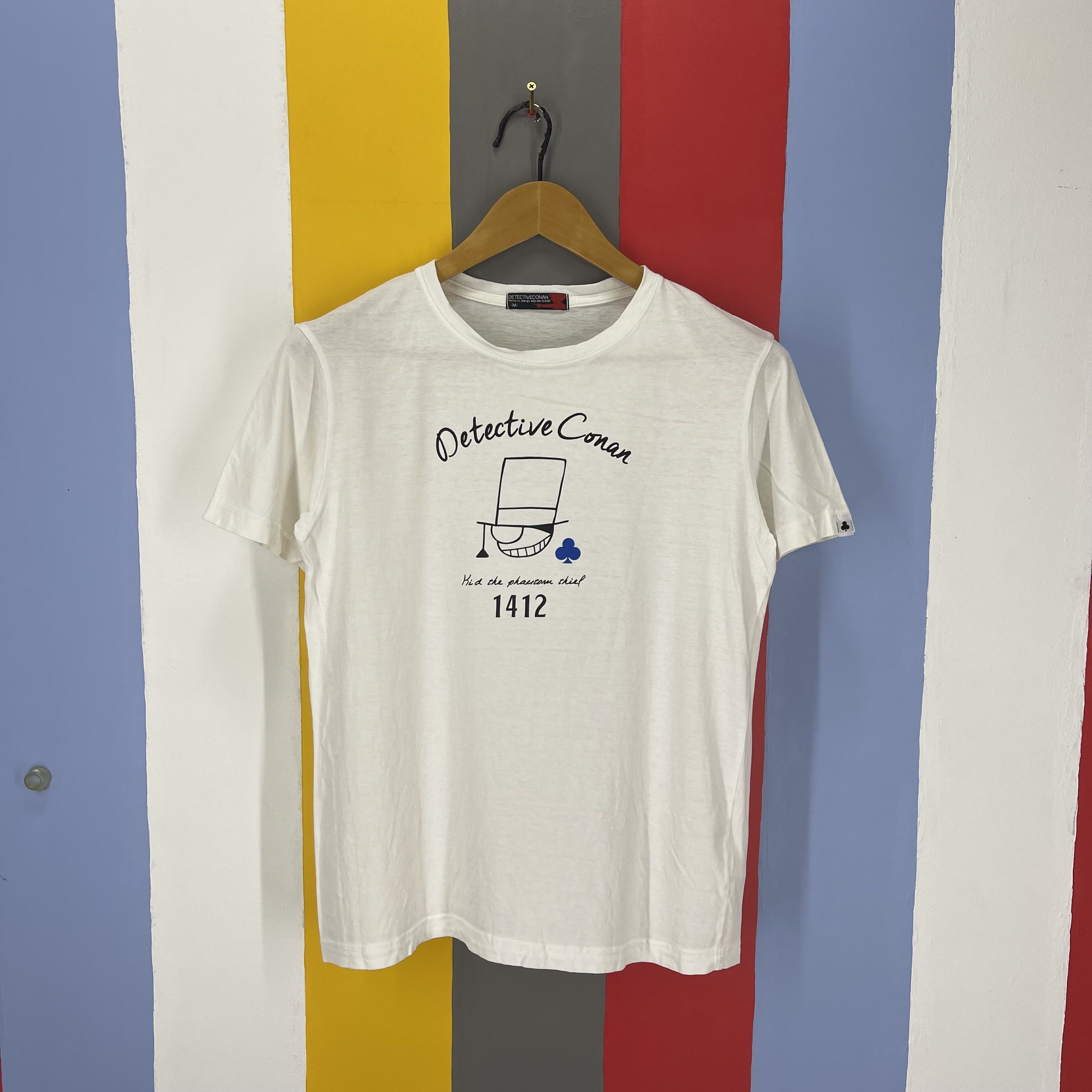 Japanese Brand DETECTIVE CONAN Crew Neck T Shirt #1778/07 Size US S / EU 44-46 / 1 - 1 Thumbnail