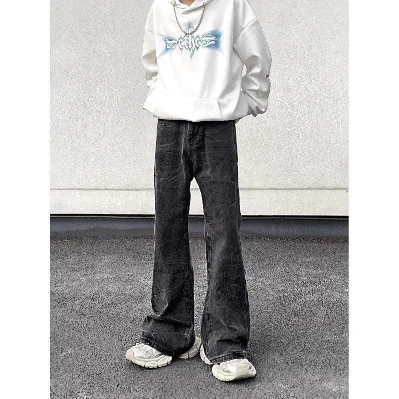 Japanese Brand Retro loose casual straight leg jeans Size US 32 / EU 48 - 1 Thumbnail