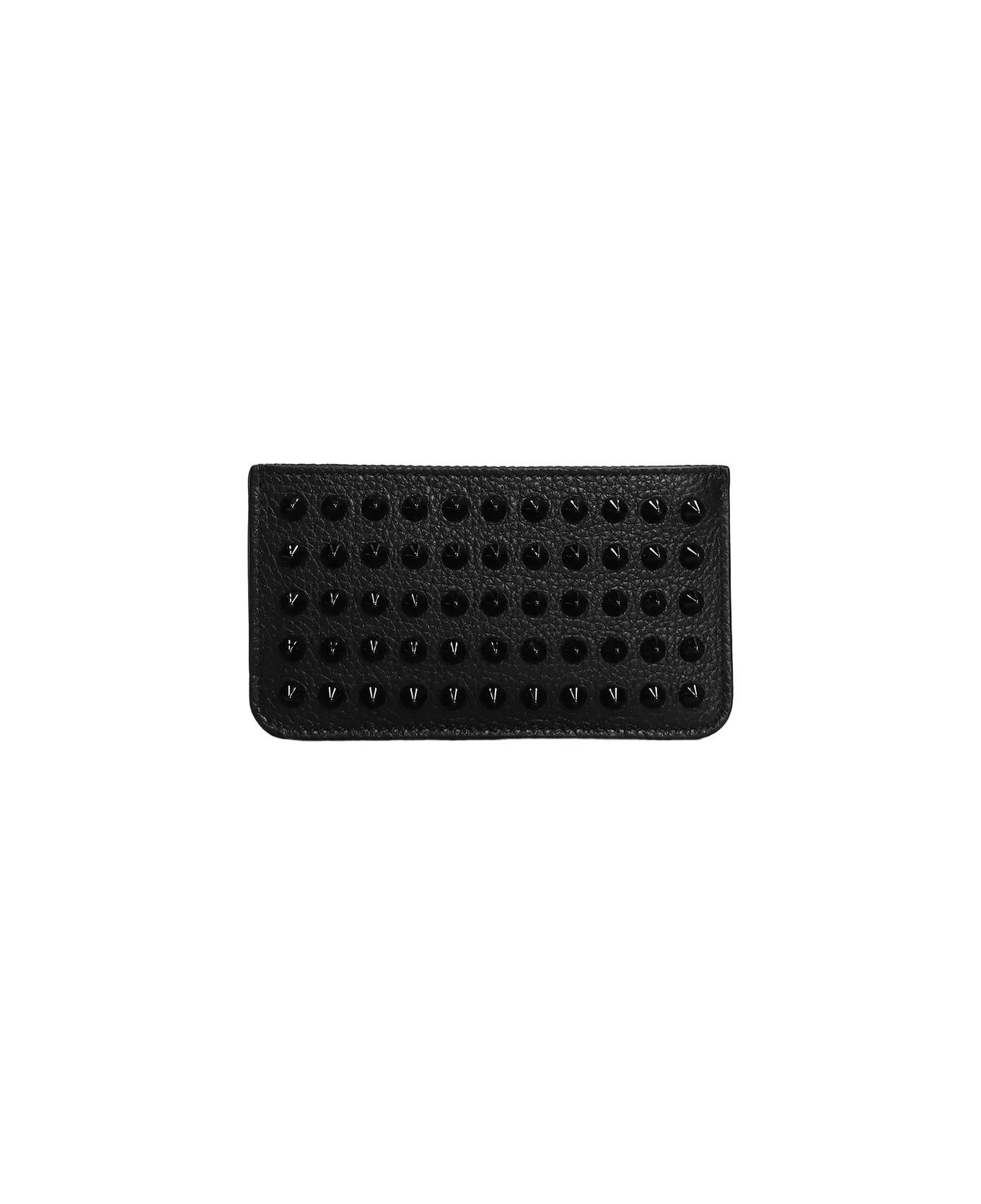 Christian Louboutin o1w1db10725 Card Holders in Black Size ONE SIZE - 2 Thumbnail