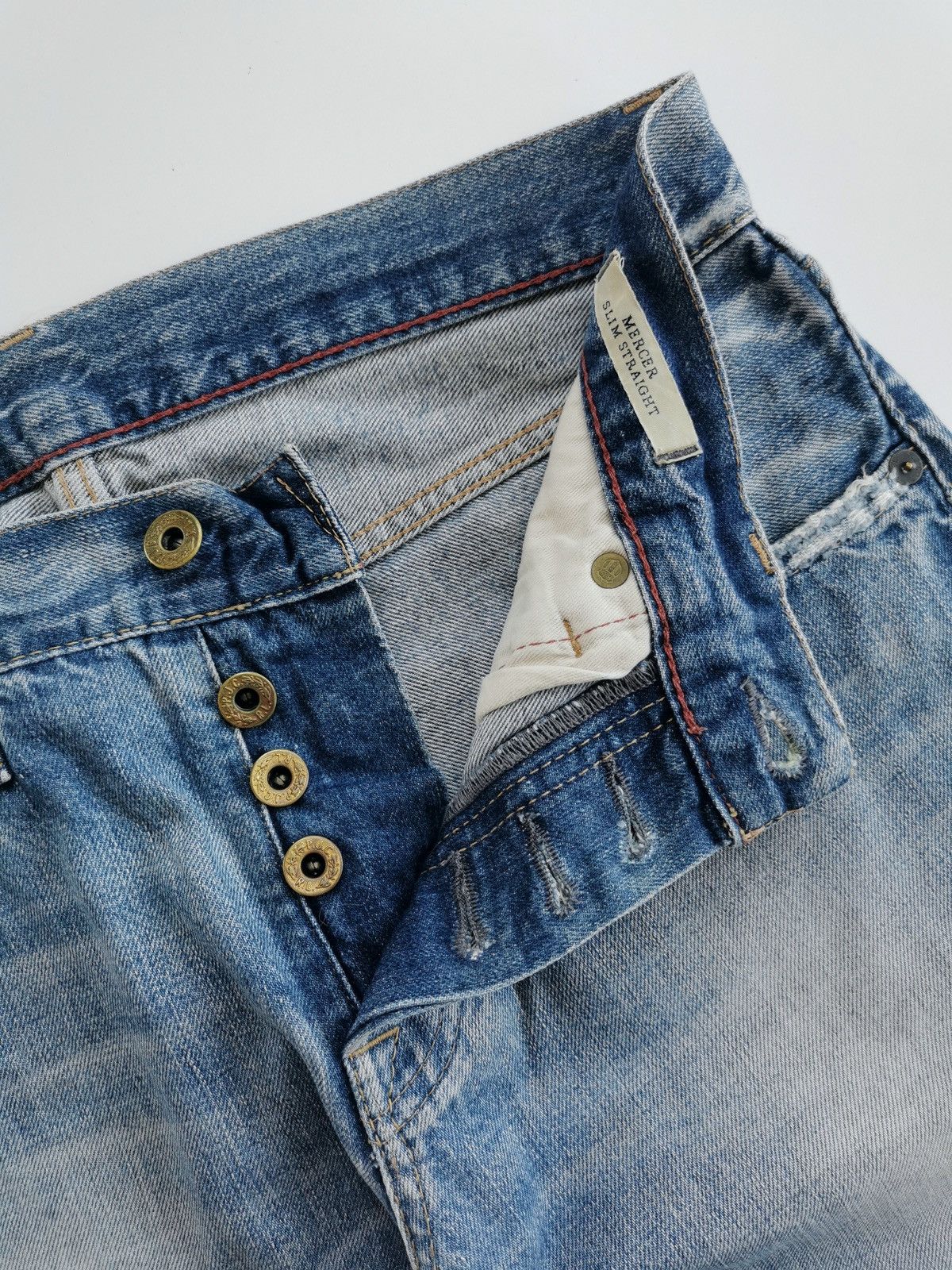 Ralph Lauren Ralph Lauren Mercer Slim Straight Distressed Jeans Size US 30 / EU 46 - 6 Thumbnail