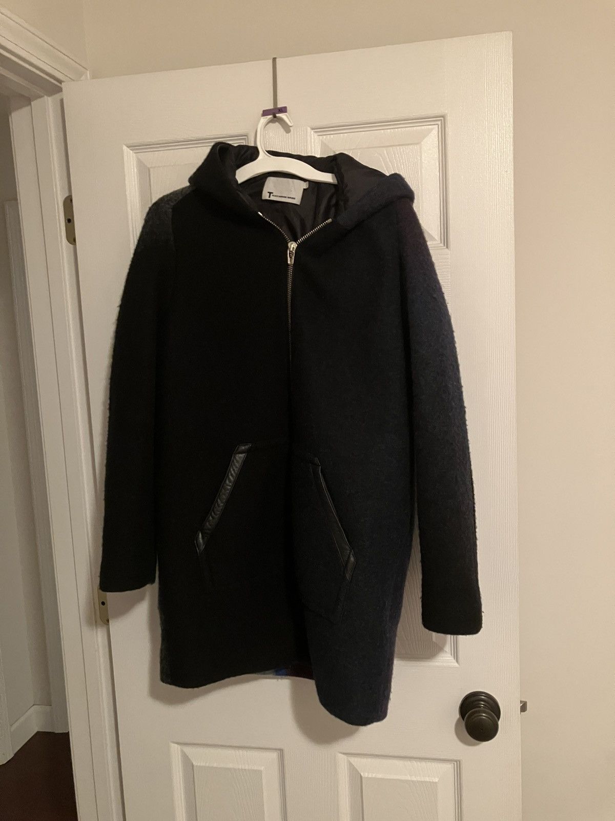 T by Alexander Wang T by Alexander Wang Horizon Stripe Double-Breasted Wool Coat Size S / US 4 / IT 40 - 1 Thumbnail