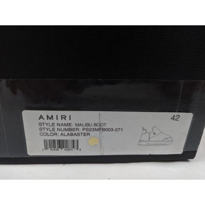 Amiri o1rshd1 Malibu Boot in Alabaster Size US 9 / EU 42 - 24 Thumbnail