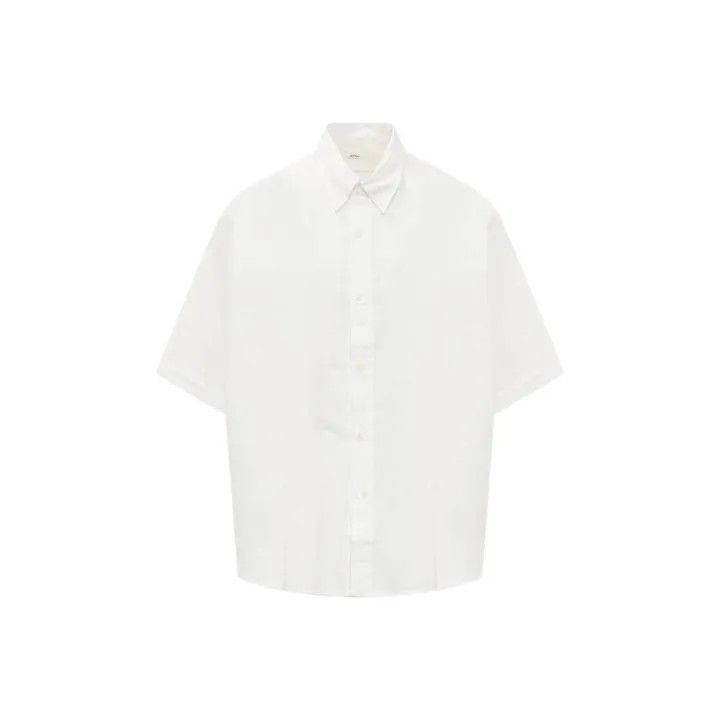 AMI AMIPARIS SS23 Short Sleeve Button-Up Shirt -2507 Size US XL / EU 56 / 4 - 1 Thumbnail