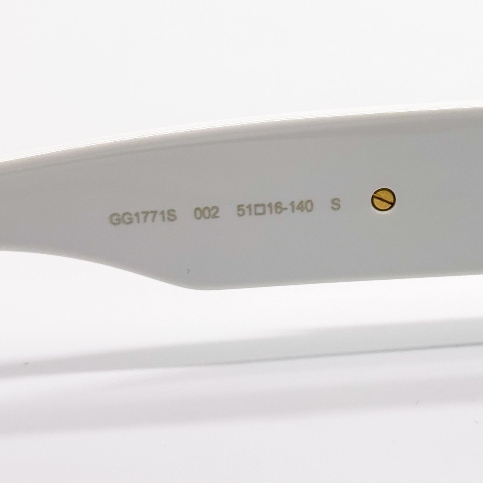 Gucci NEW GUCCI SUNGLASSES GG1771S 002 SQUARE WHITE WOMEN EYEWEAR Size ONE SIZE - 9 Thumbnail