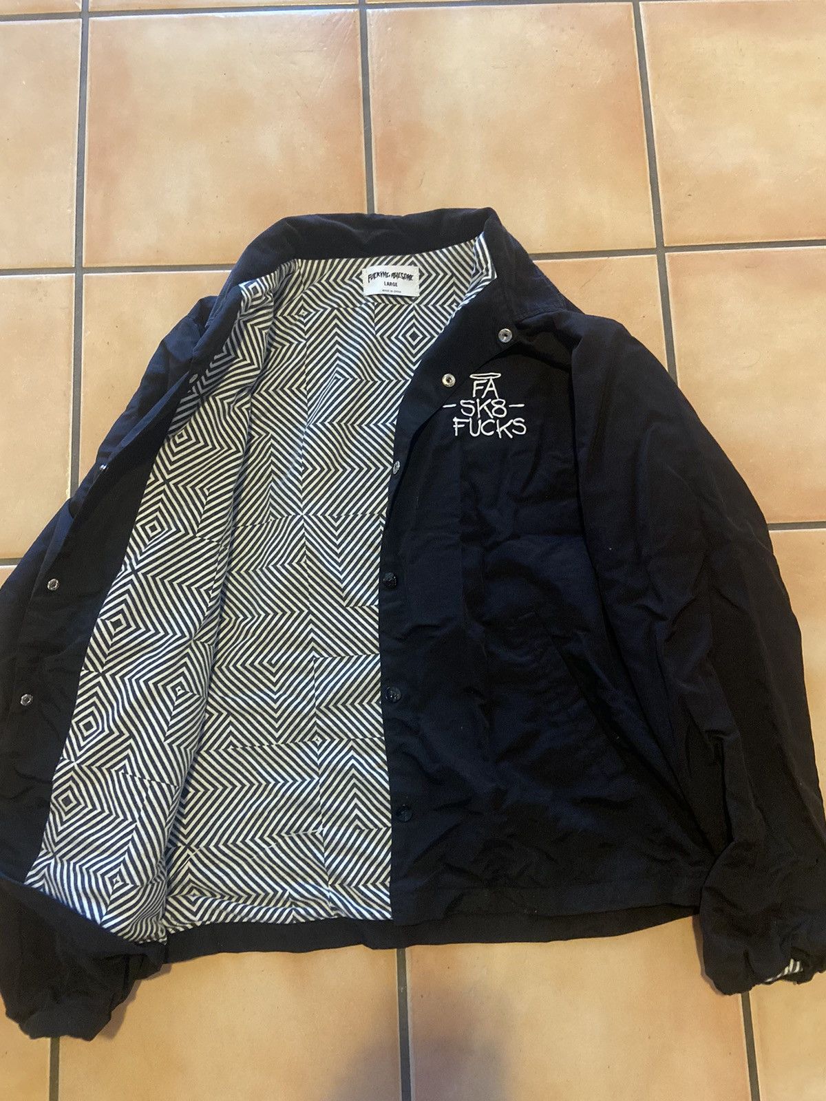 Fucking Awesome Fucking Awesome Rare Jason Dill Snoopy Coach Jacket Size US L / EU 52-54 / 3 - 3 Thumbnail