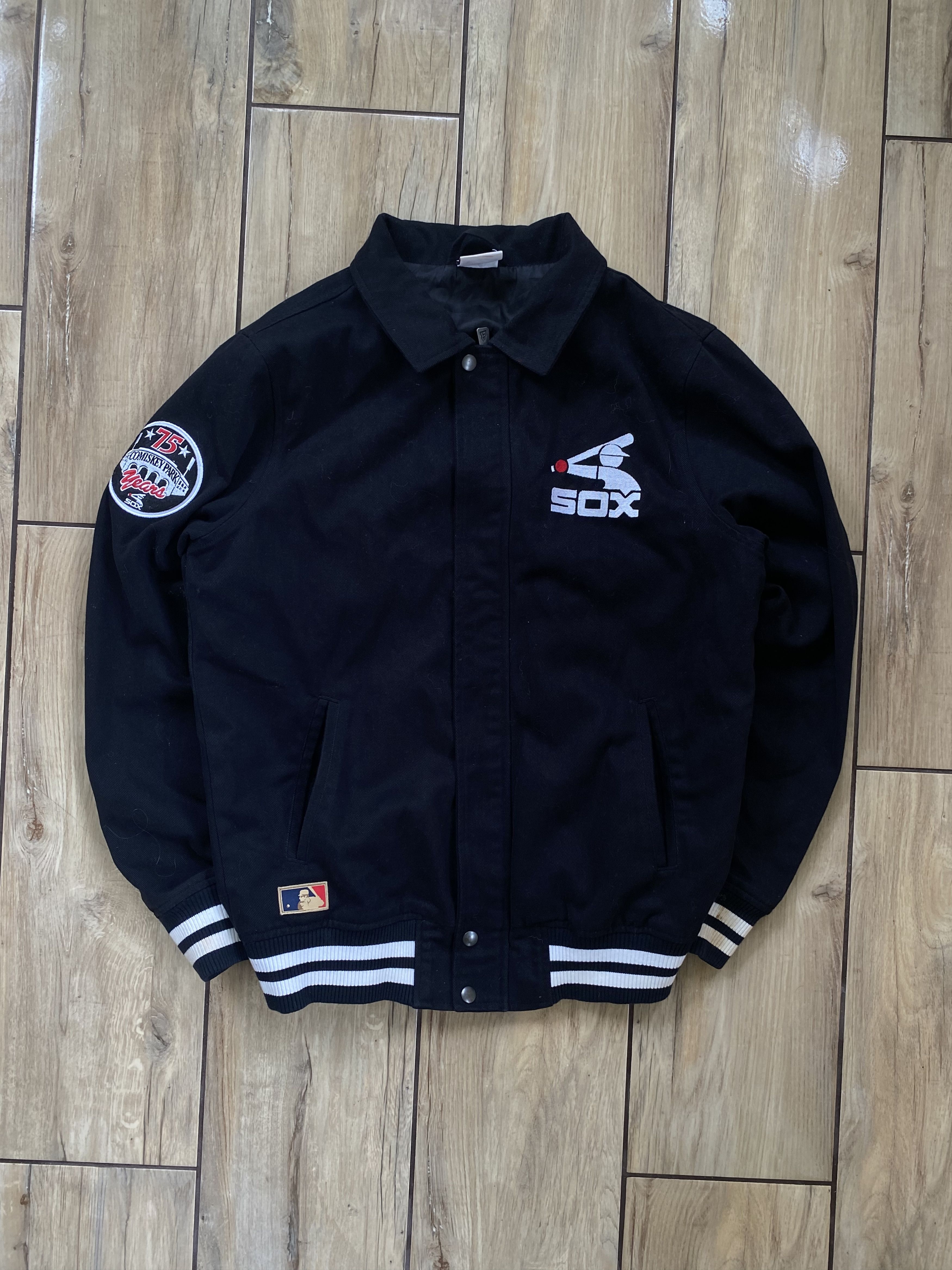 MLB × New Era × Vintage Vintage White Sox Cooperstown Collection Bomber Jacket Size US M / EU 48-50 / 2 - 2 Thumbnail