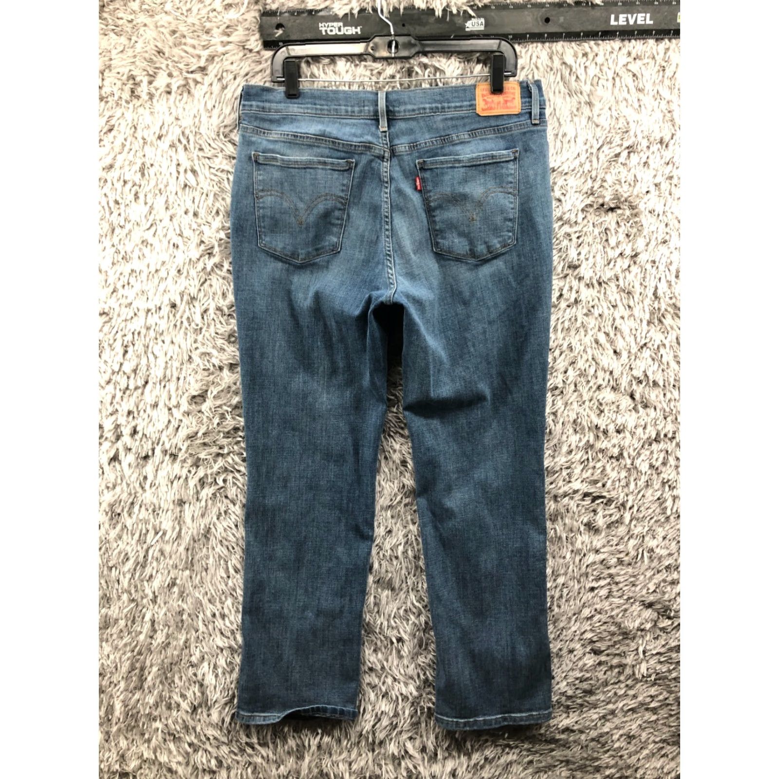 Levi's Levi's 505 Jeans Size 32 Womens Mid Rise Medium Wash Blue Denim Straight Regular Size 24" / US 00 / IT 34 - 5 Thumbnail